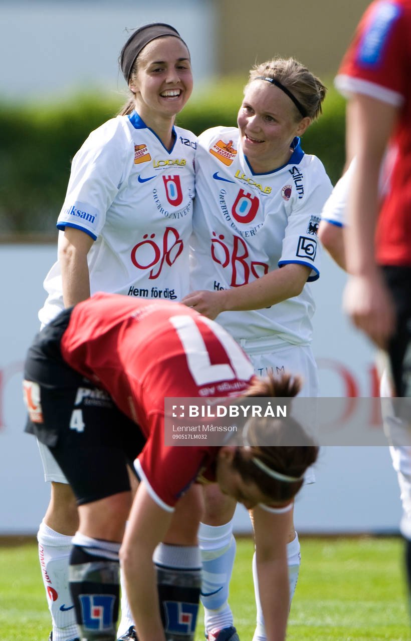 0-1  Susanna Lehtinen som grattas av Maria Nordbrant,