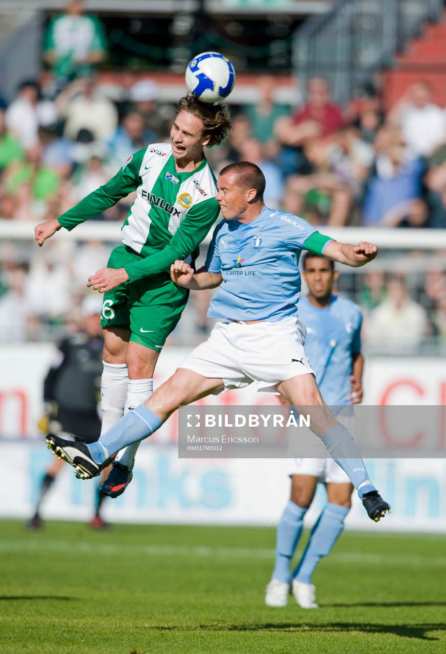 Simon Helg, Hammarby och Daniel Andersson, Malmö FF