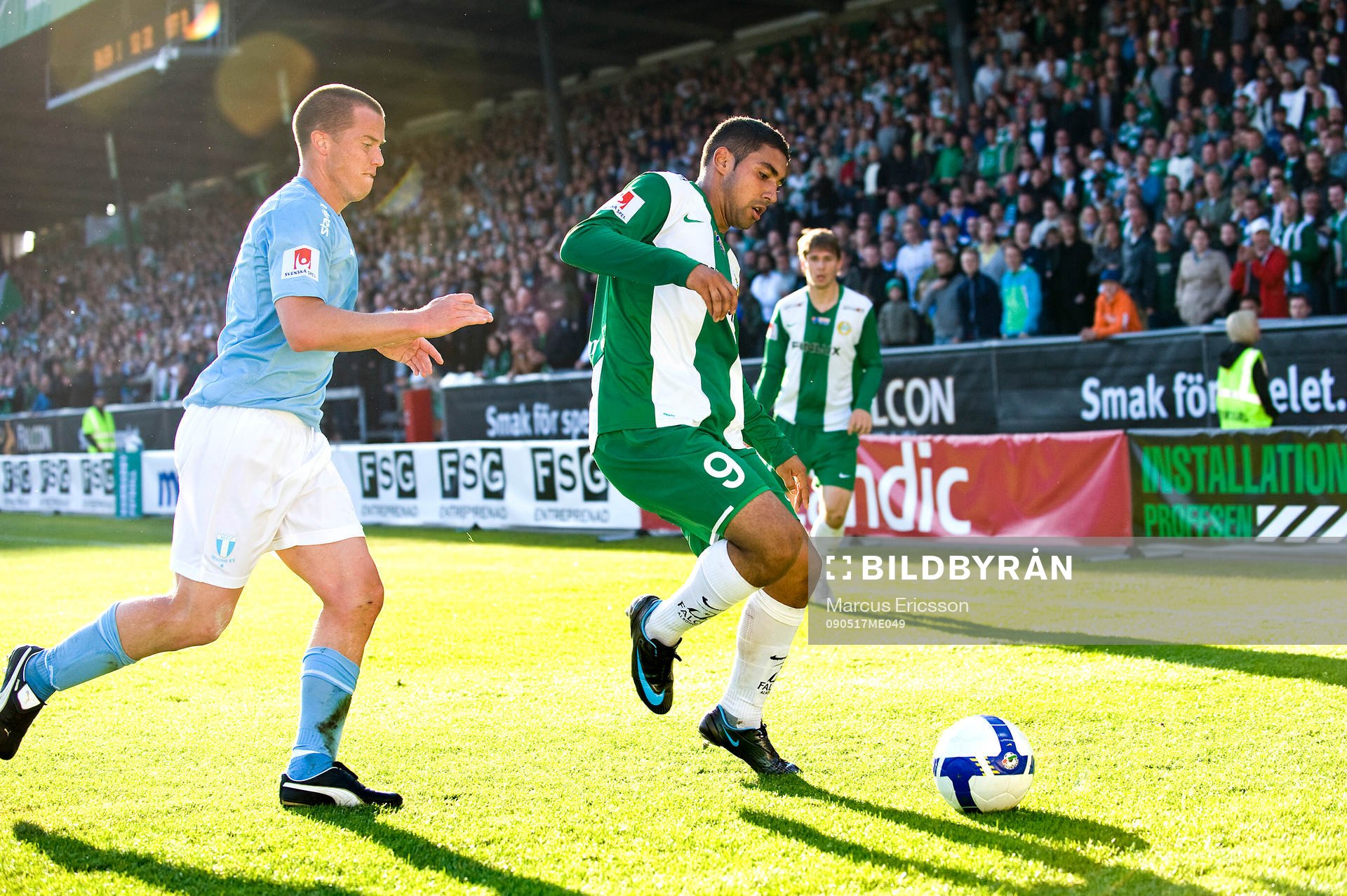 Daniel Andersson, Malmö FF och Sebastian Castro Tello,