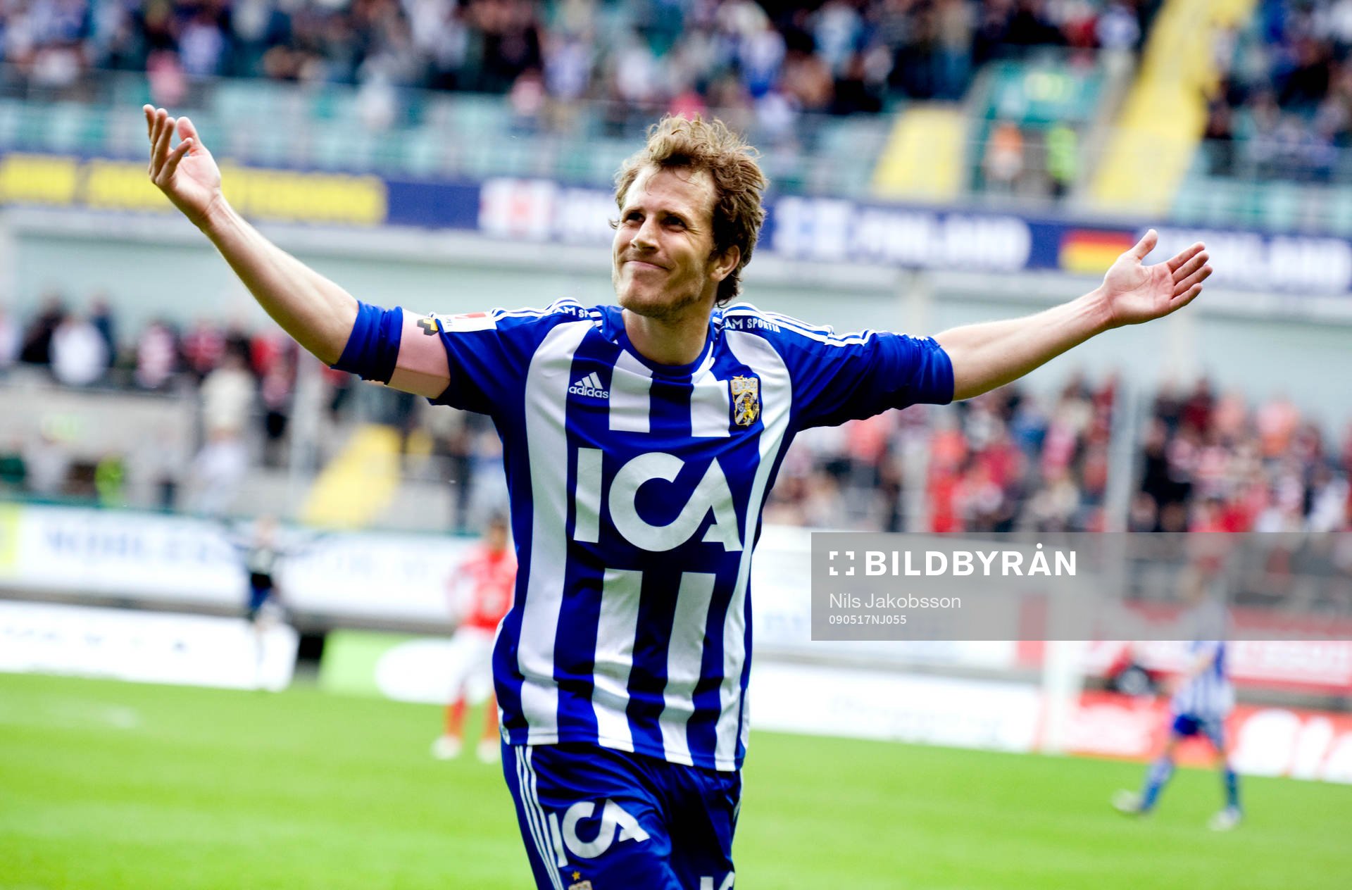 Tobias Hysén,  jubel