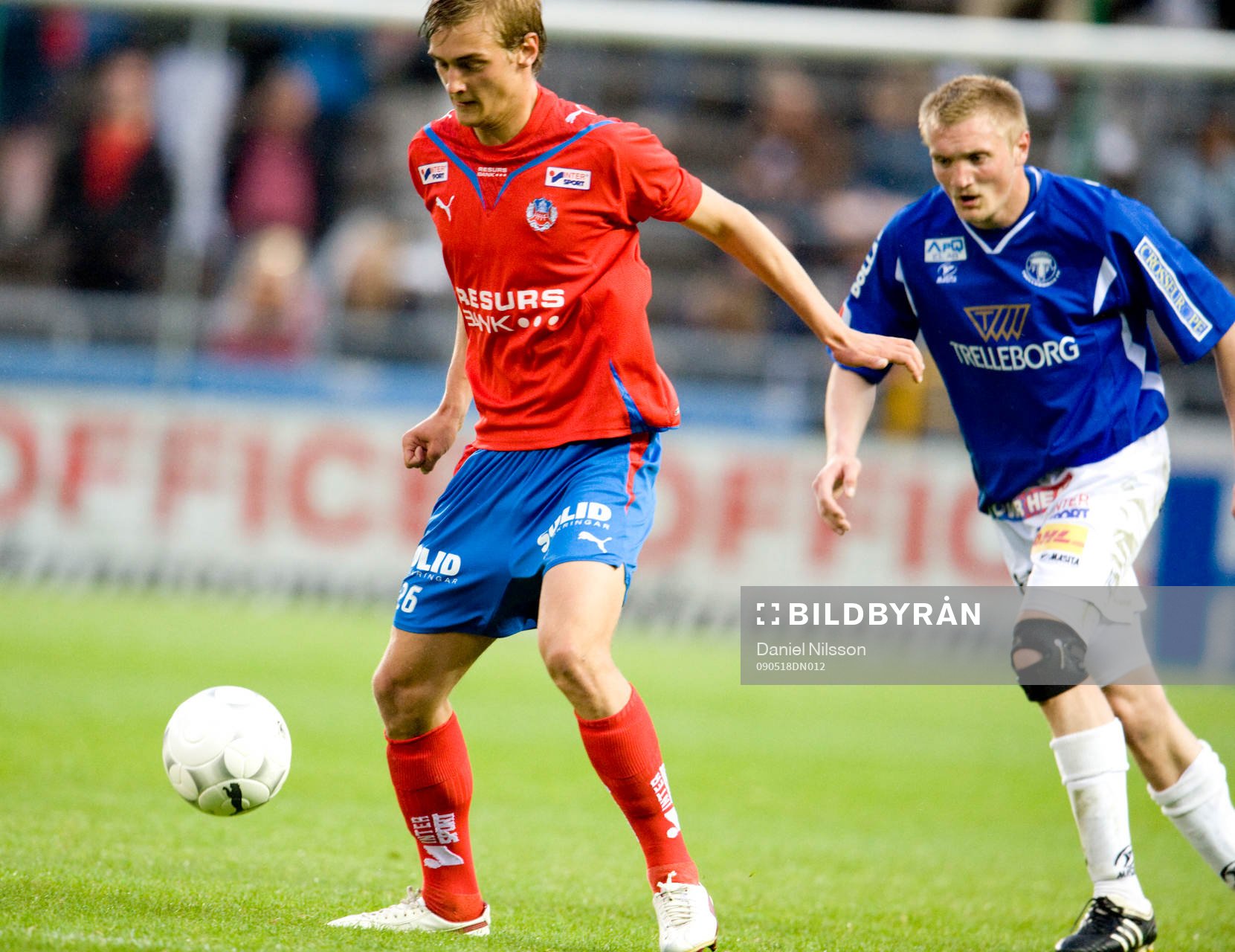 Joel Ekstrand, Helsingborg och Fredrik Jensen, Trelleborg