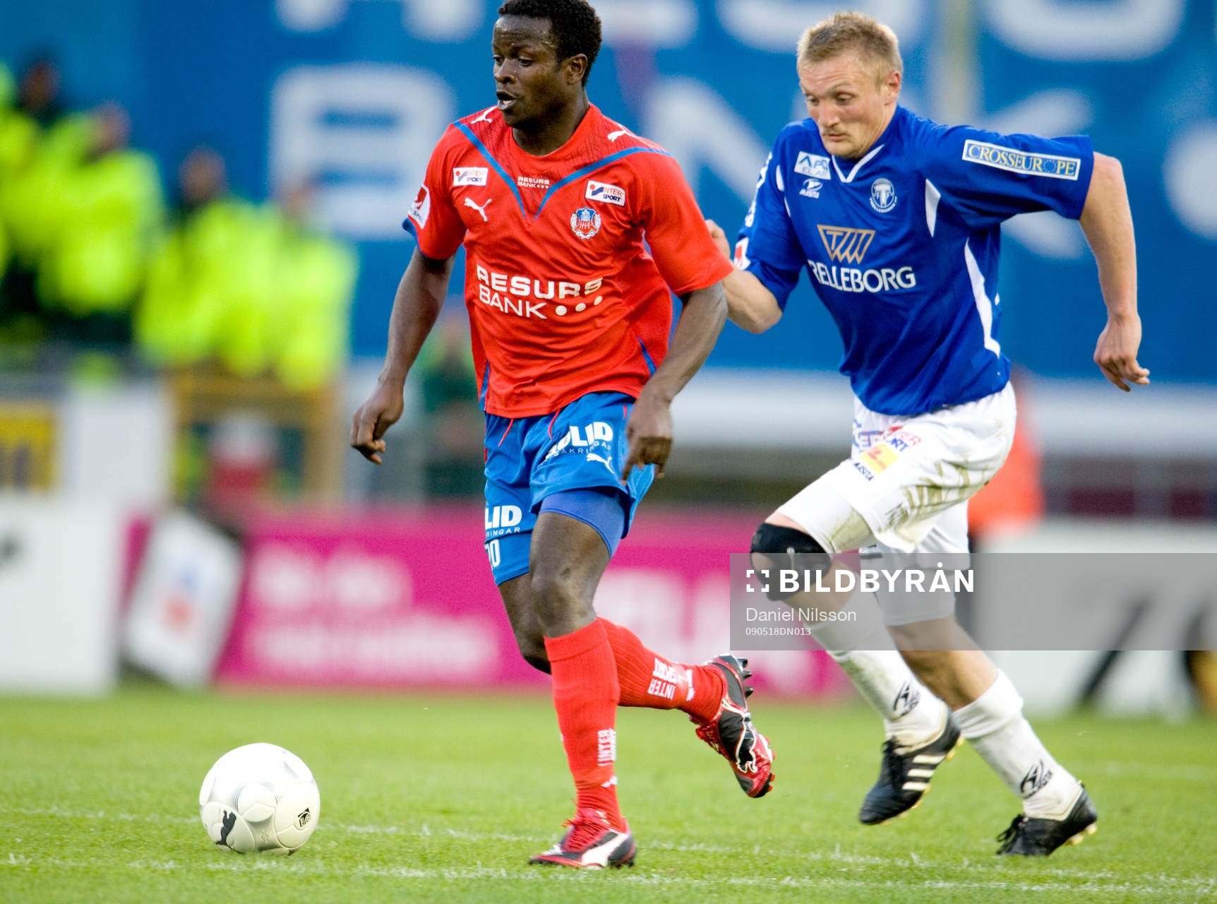 Isaac Chansa, Helsingborg och Fredrik jensen, Trelleborg