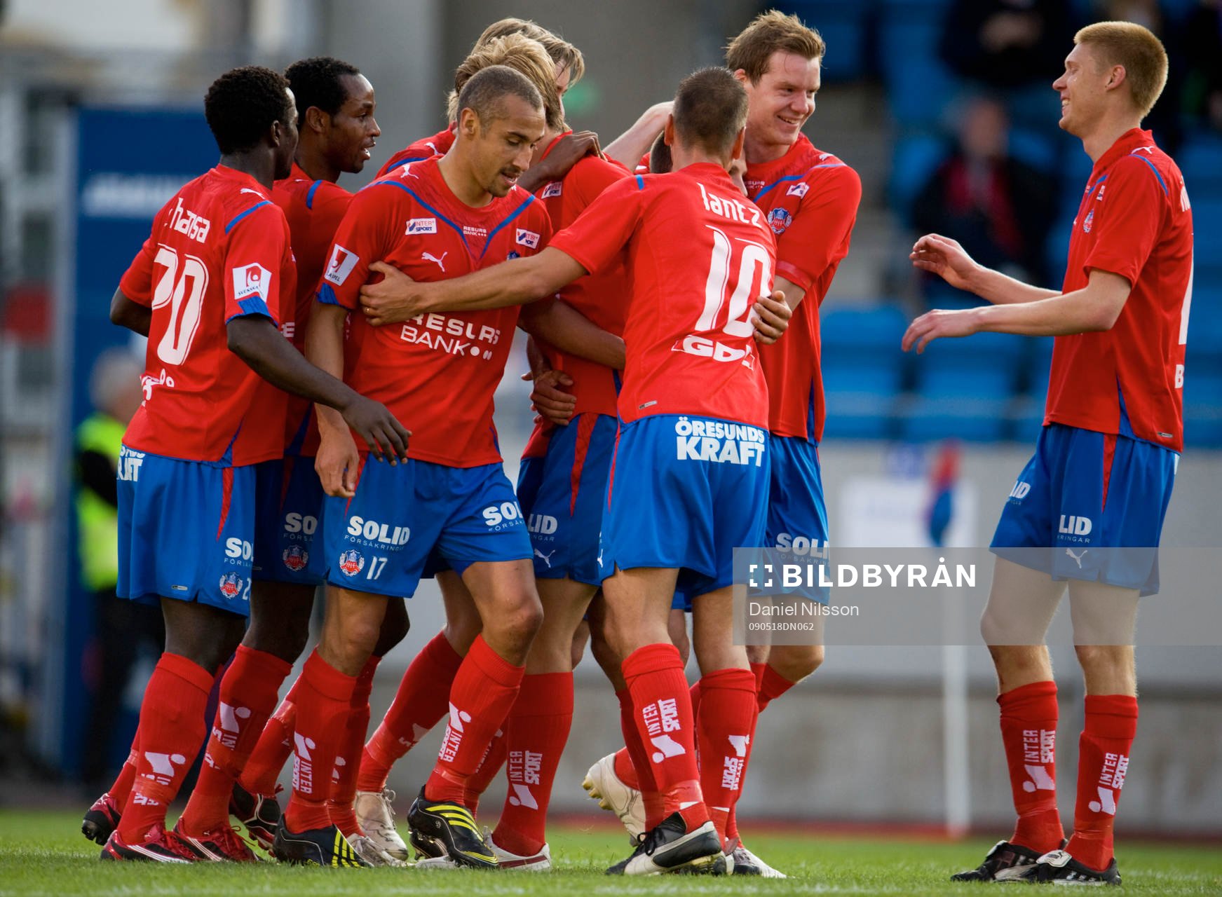 Christoffer Andersson, har gjort 2-0- Jubel