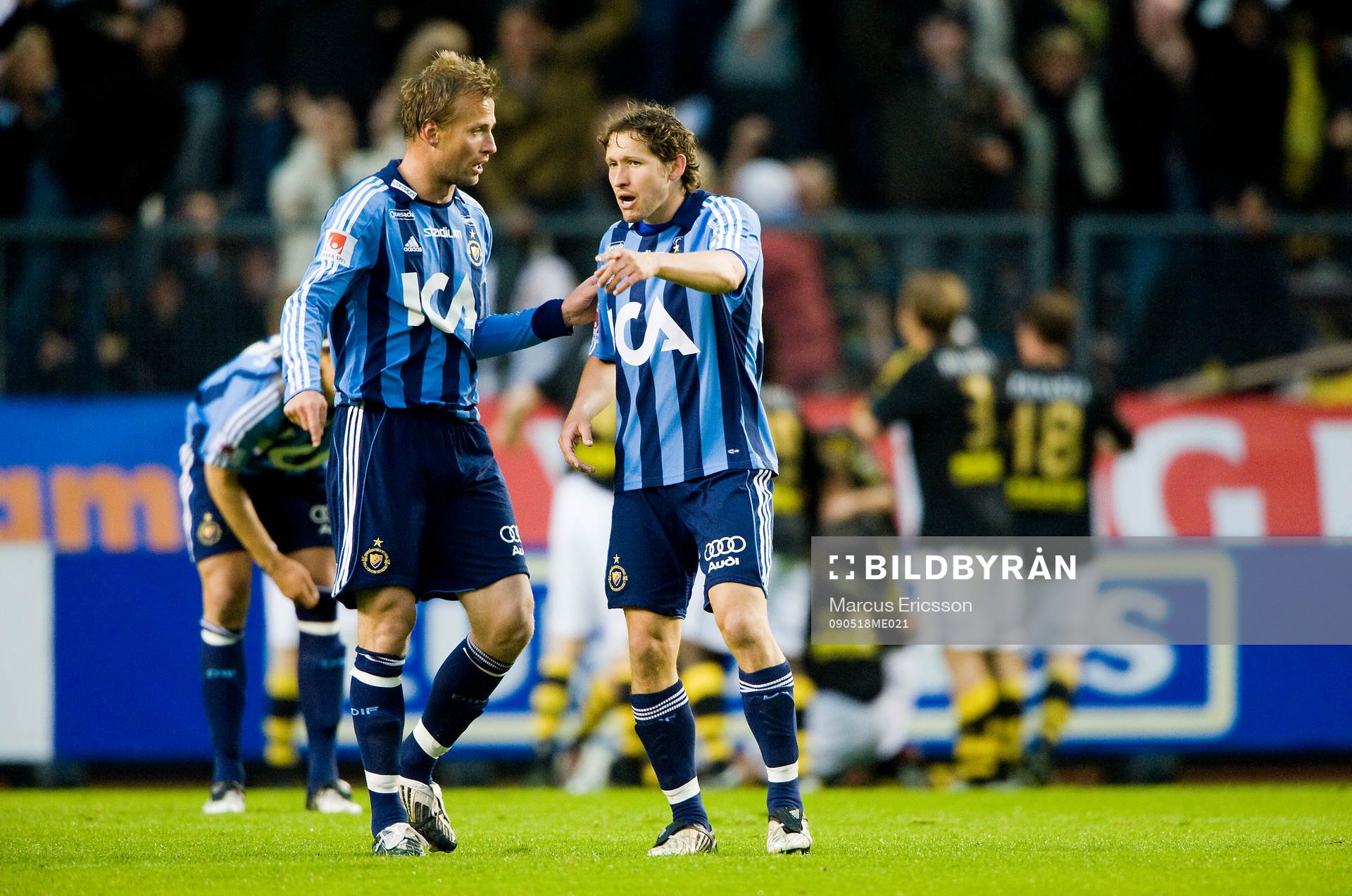 Markus Johannesson, och Andrej Komac, Djurgården snackar