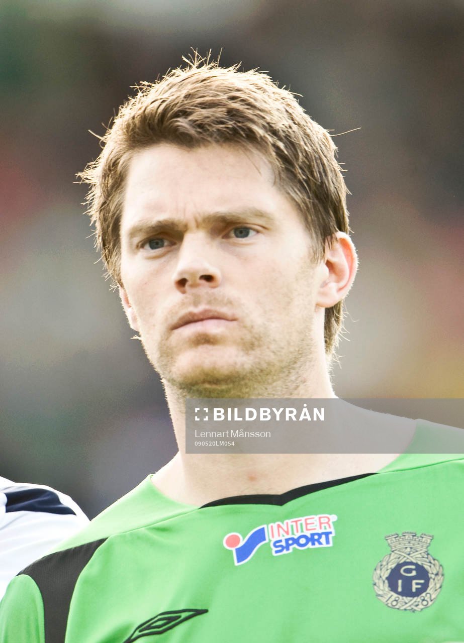 Mattias Hugosson, målvakt, porträtt