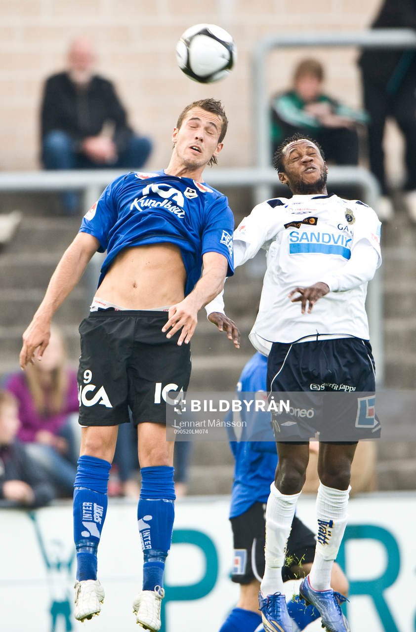 Emir Kujovic, Halmstad och Yannick Bapupa, Gefle,