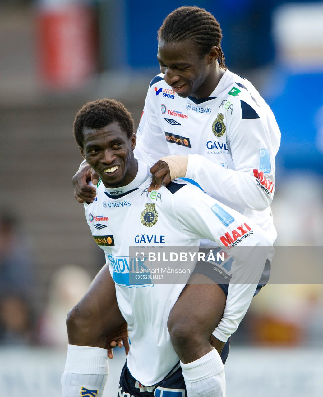 Jubel, Yussif Chibsah och Amadou Jawo