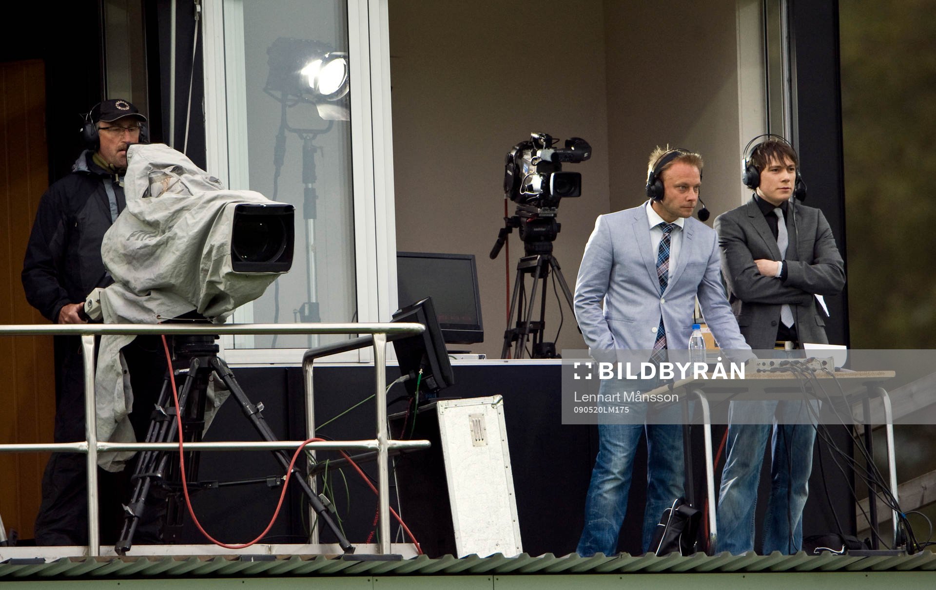 Tv, media, kameraman, tv-kamera, kommentator. Anders