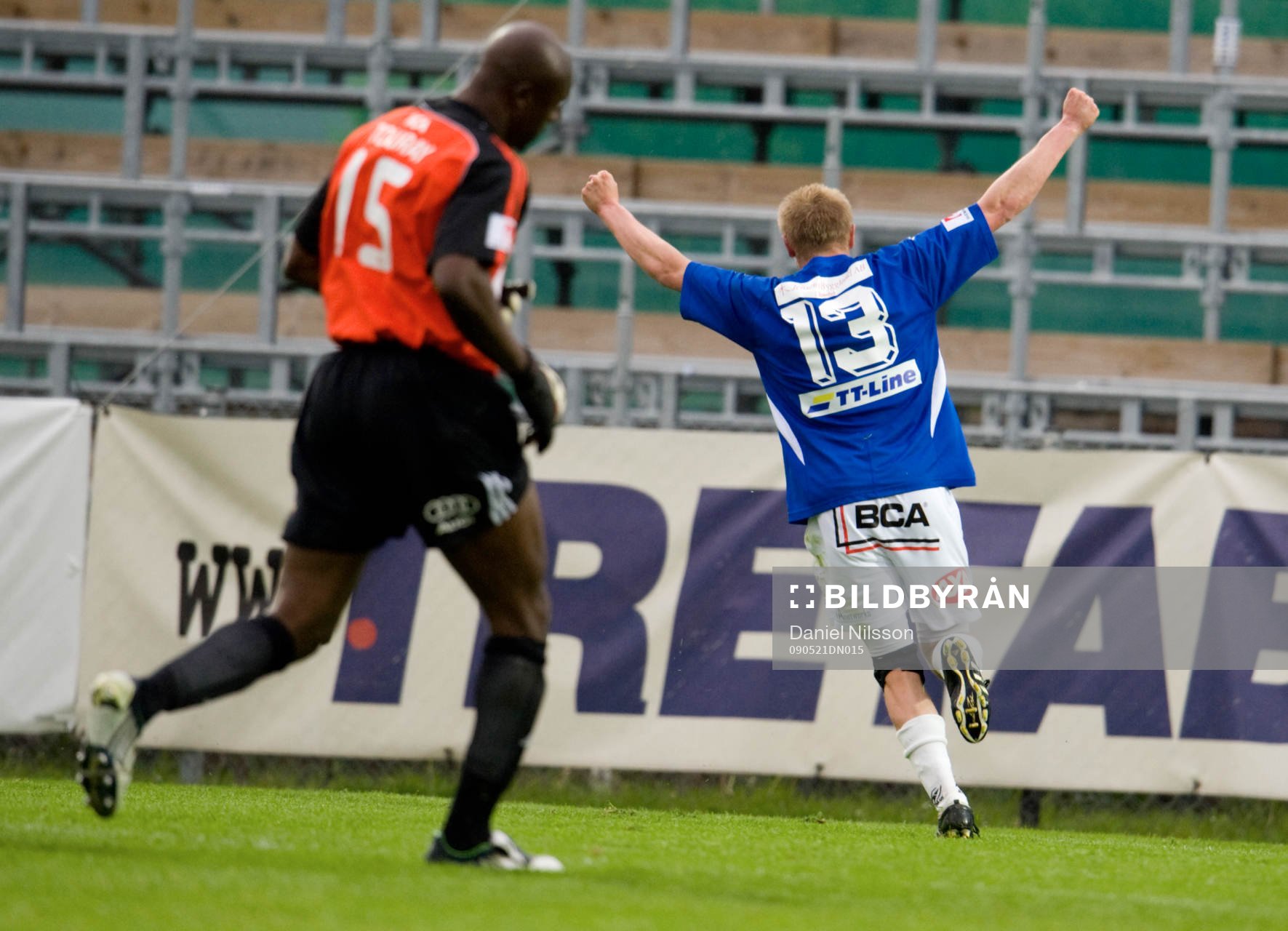 Fredrik Jensen, Trelleborg, jubel
