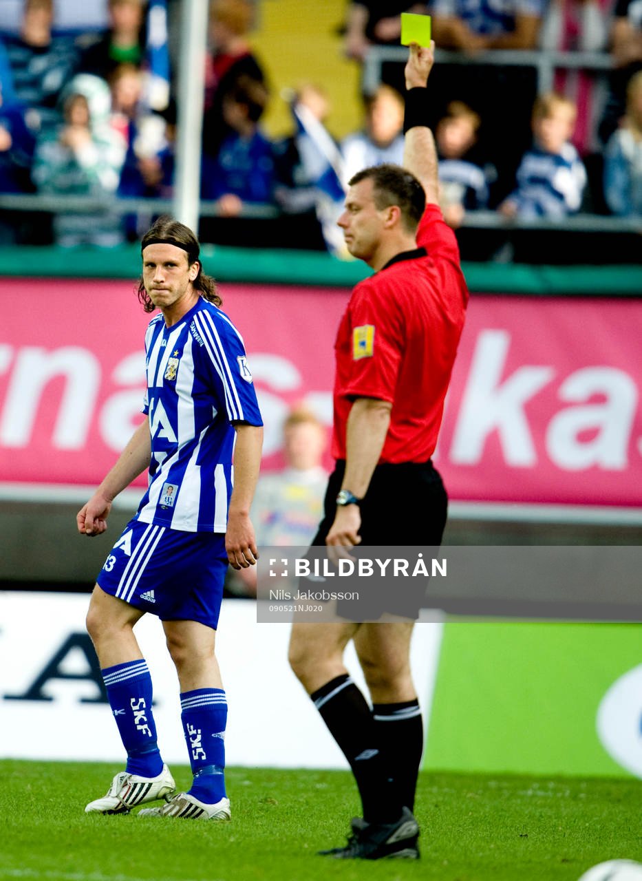 Gustav Svensson, IFK Göteborg, varning, domare, Daniel