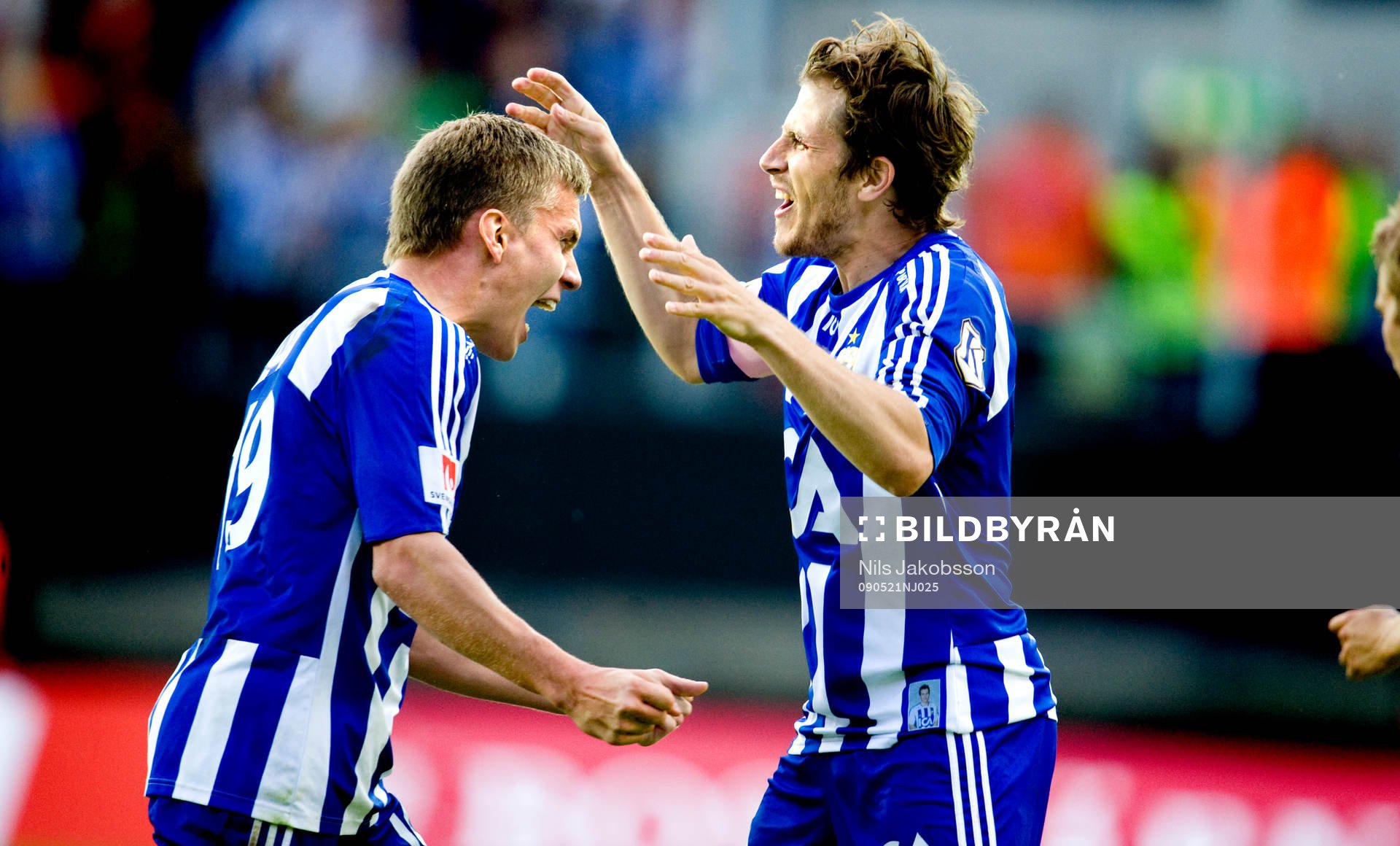 Tobias Hysén, Pontus Wernbloom, IFK Göteborg, jubel