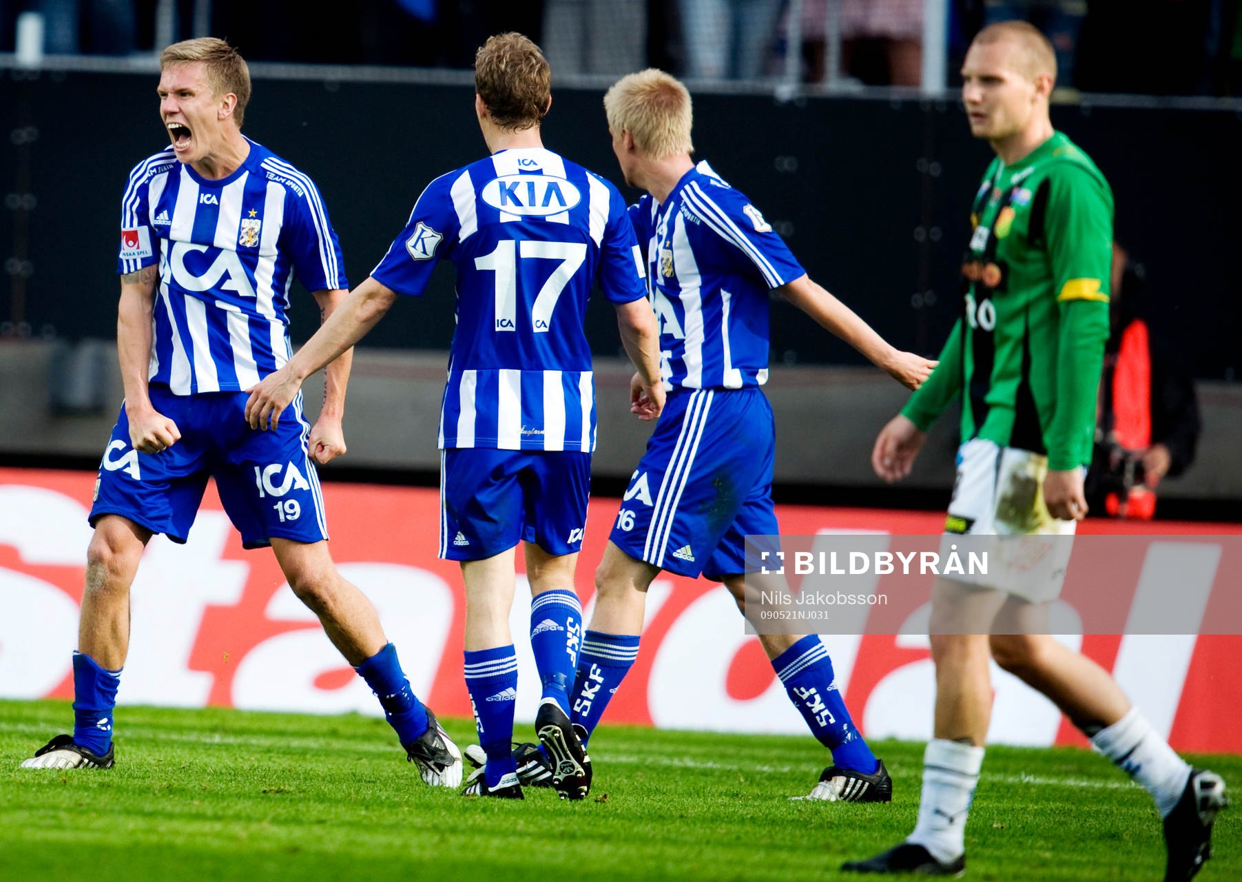 Pontus Wernbloom, IFK Göteborg, jubel, GAIS, depp