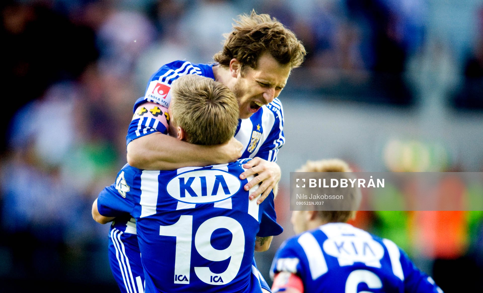 Tobias Hysén, Pontus Wernbloom, IFK Göteborg, jubel