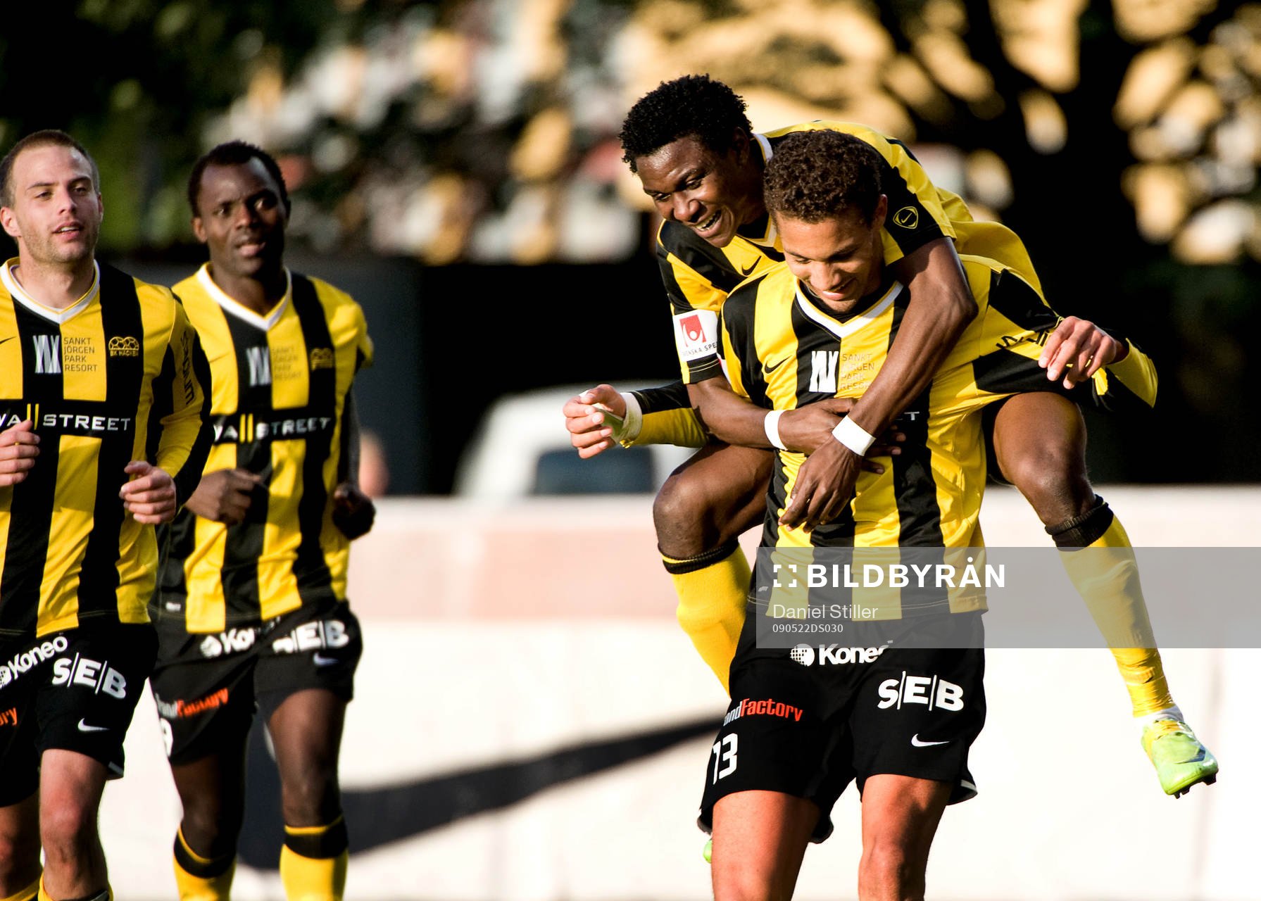 Mathias Ranégie, gör 2-0. Jubel