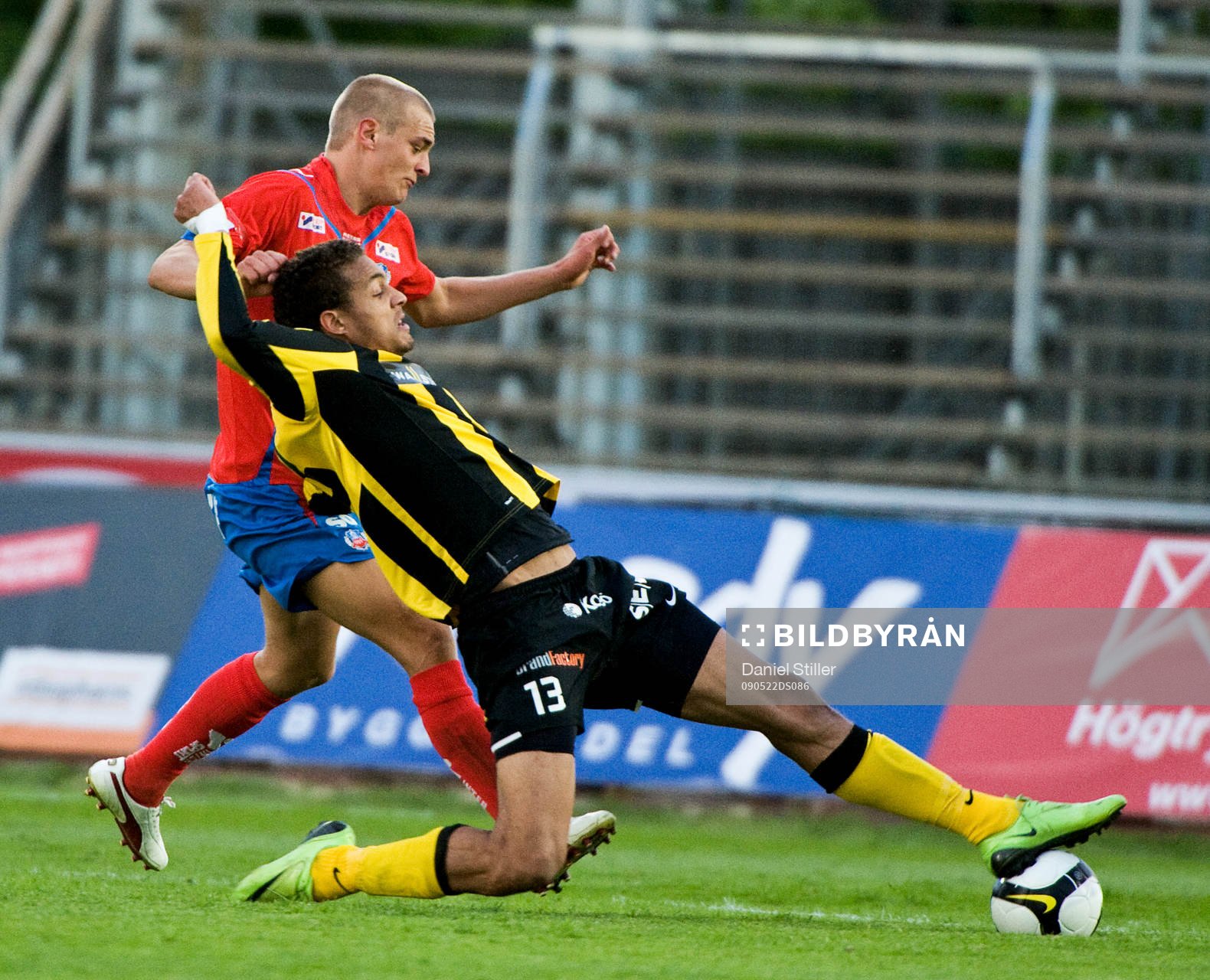 Mathias Ranégie, Häcken, gör 2 mål i matchen