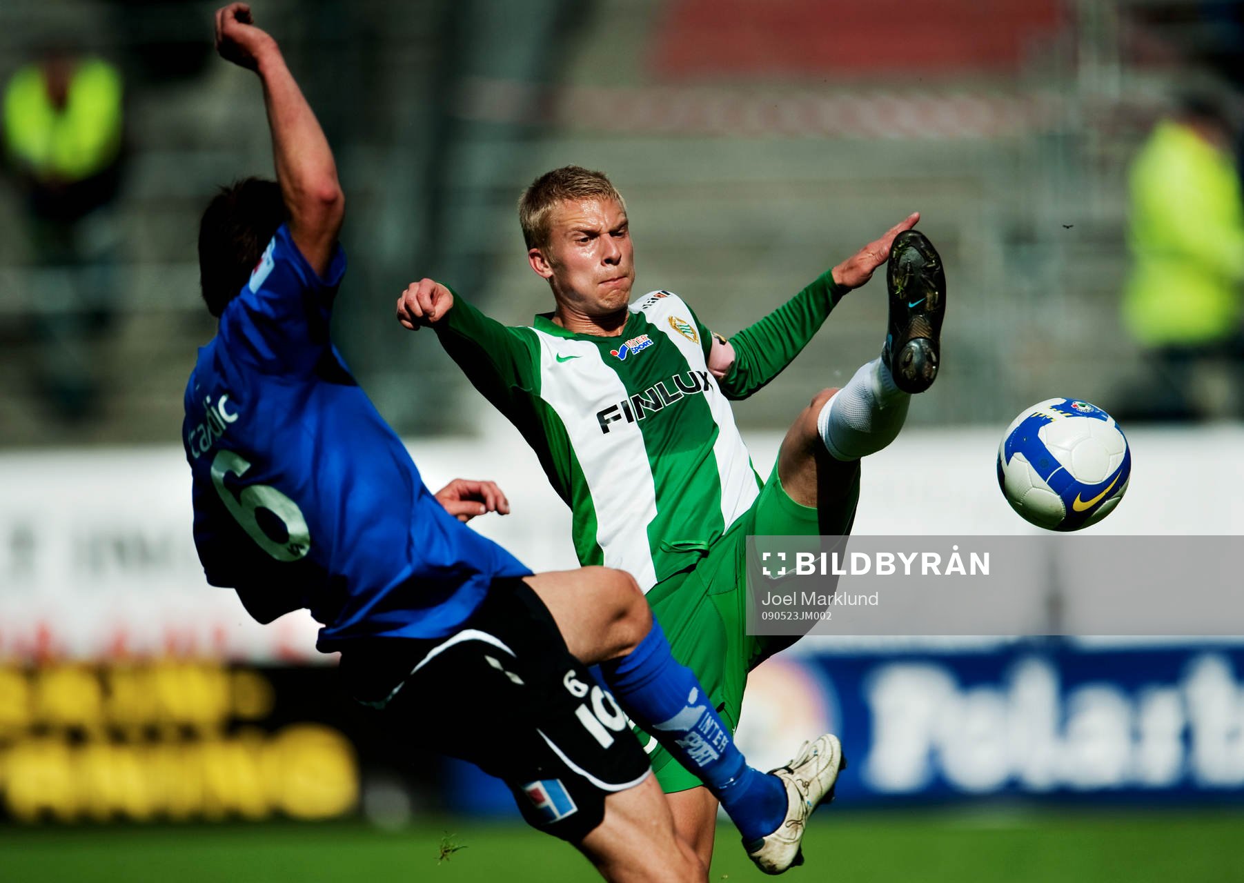 Emil Johansson, Hammarby, är före Mikael Rosén,
