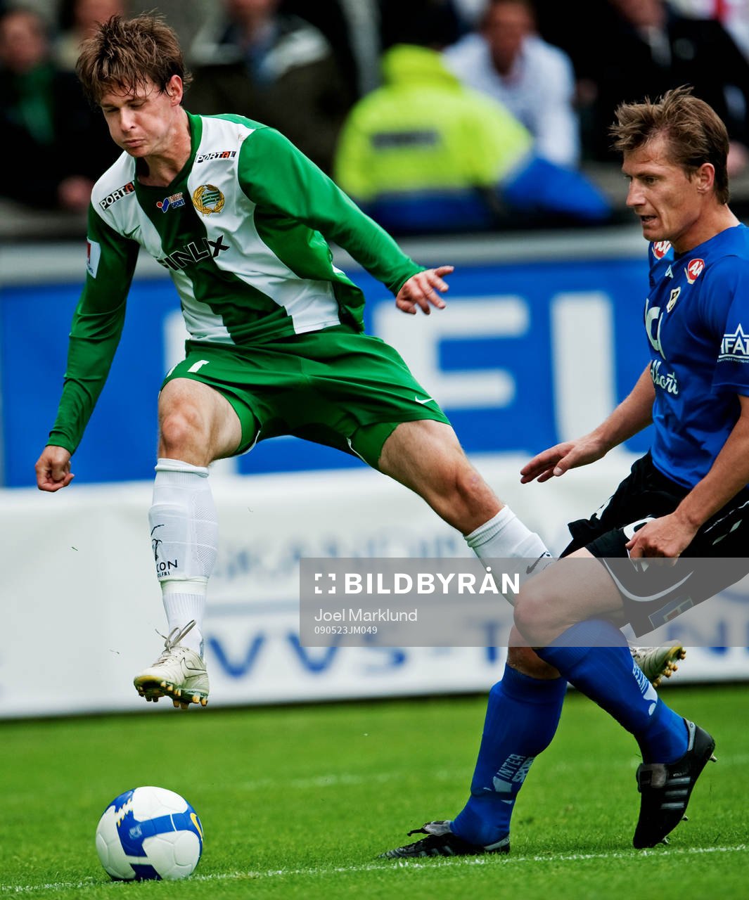 Freddy Söderberg, Hammarby, missar att göra mål i ett