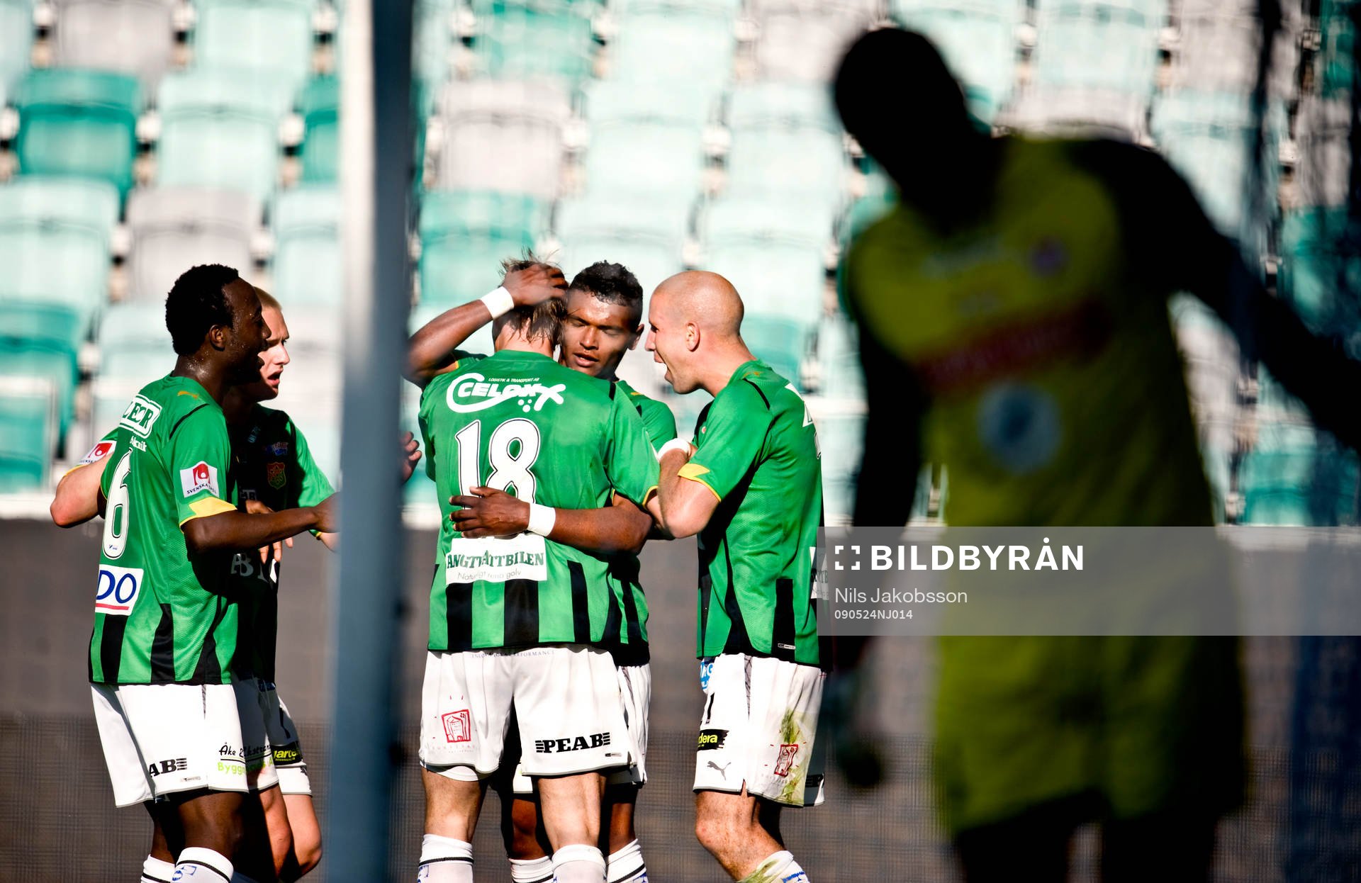 Wanderson do Carmo, Mattias Lindström, GAIS jubel, Petter