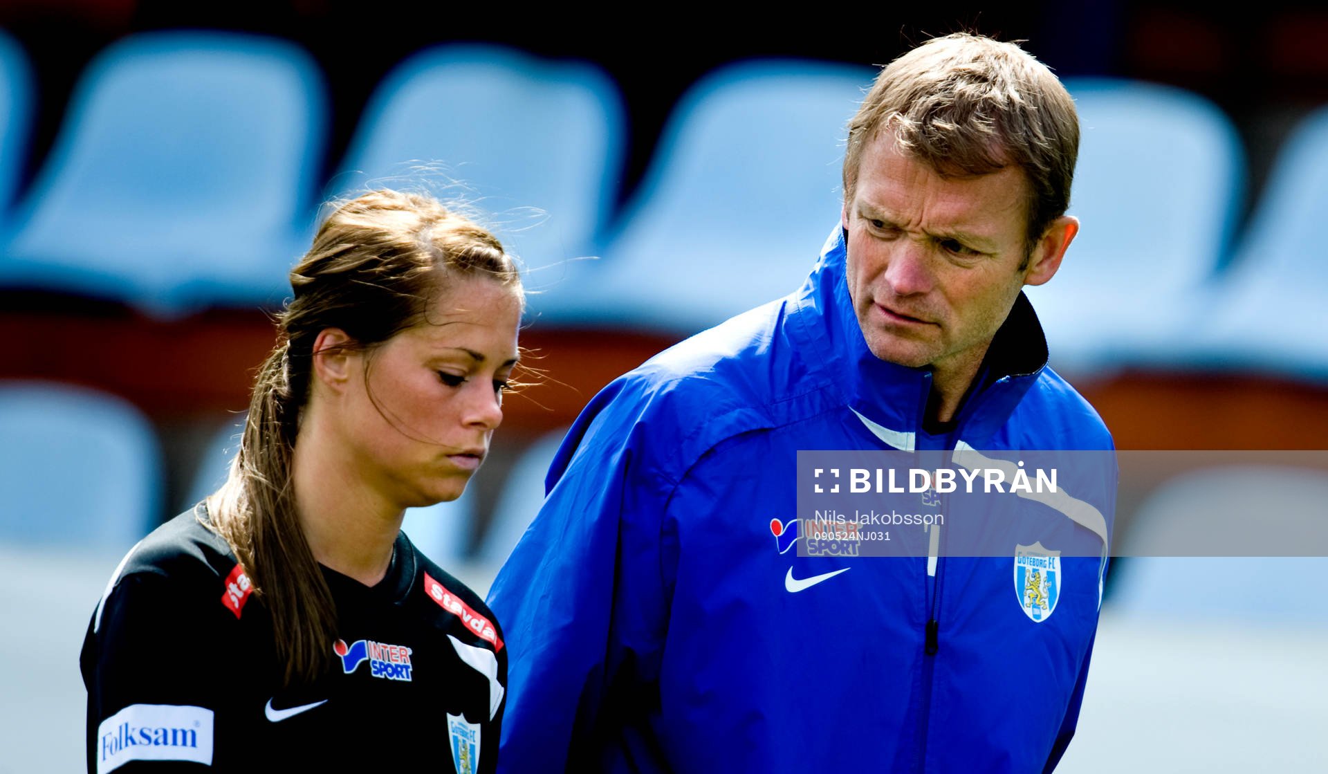 Johanna Almgren och Torbjörn Nilsson, tränare
