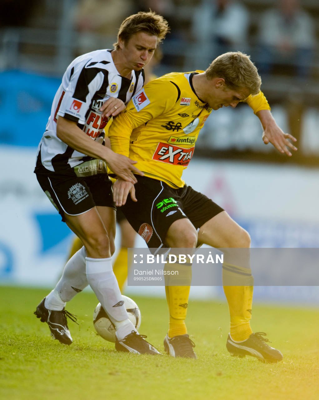 Philip Andersson, Landskrona och Joakim Nilsson, Mjällby