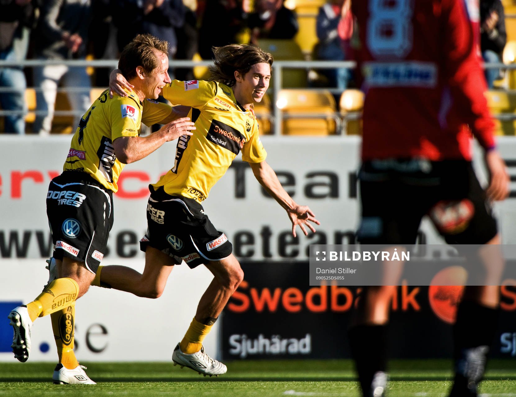 Daniel Nordmark, Elfsborg, gör matchens enda mål. Johan