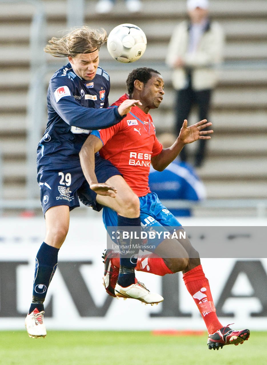 Danny Ervik, Örgryte och René Makondele, Helsingborg,