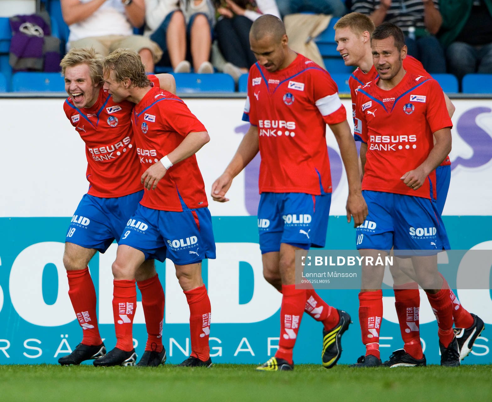 3-1, Mathias Unkari grattas av 2-0 skytten, Erik Sundin.