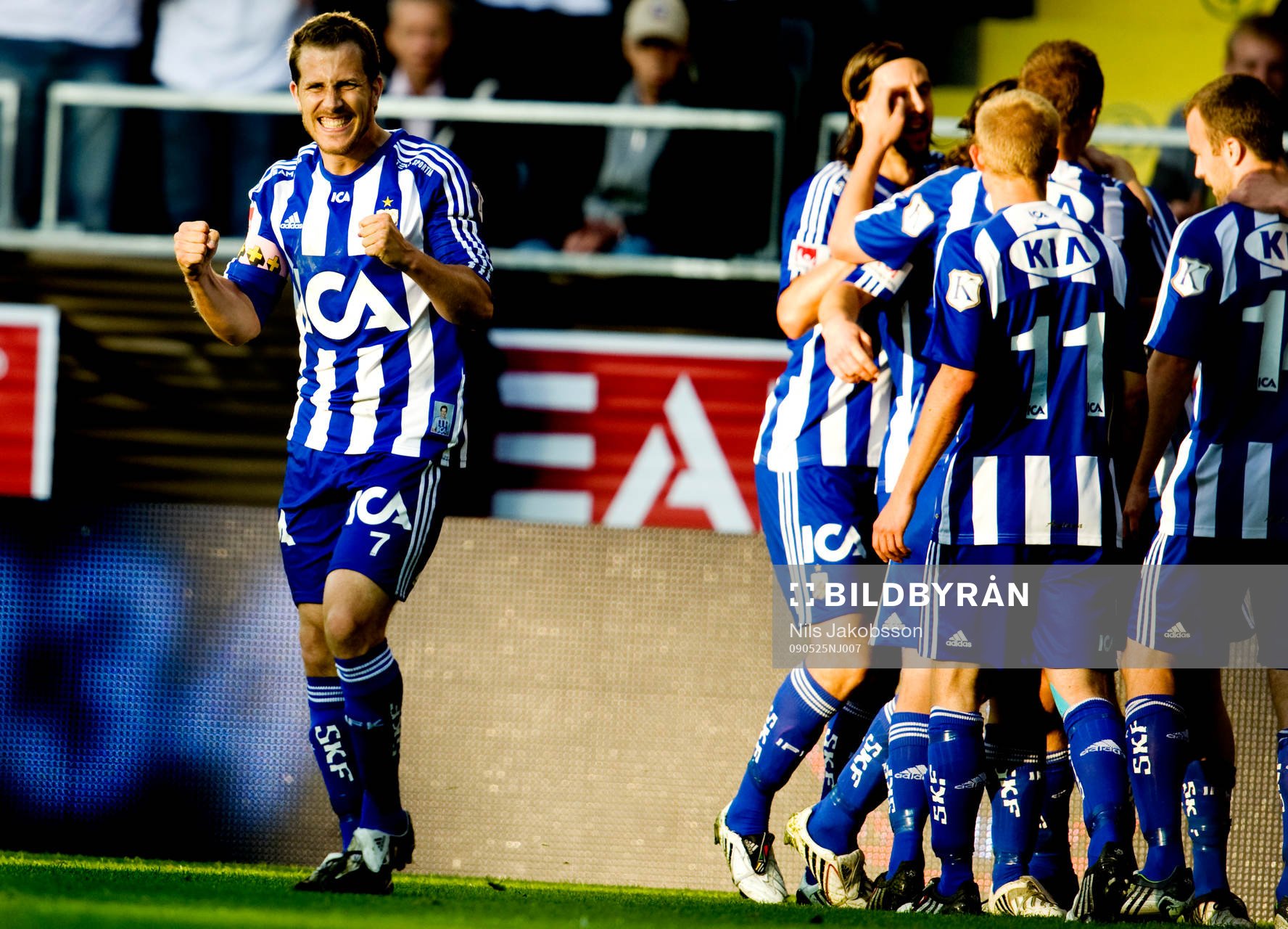 Tobias Hysén, IFK Göteborg, jubel