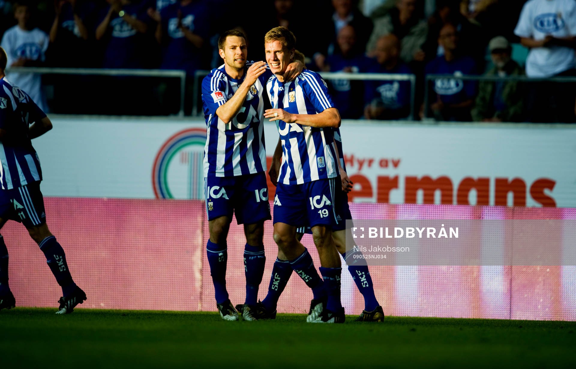 Stefan Selakovic, Pontus Wernbloom, IFK Göteborg, jubel