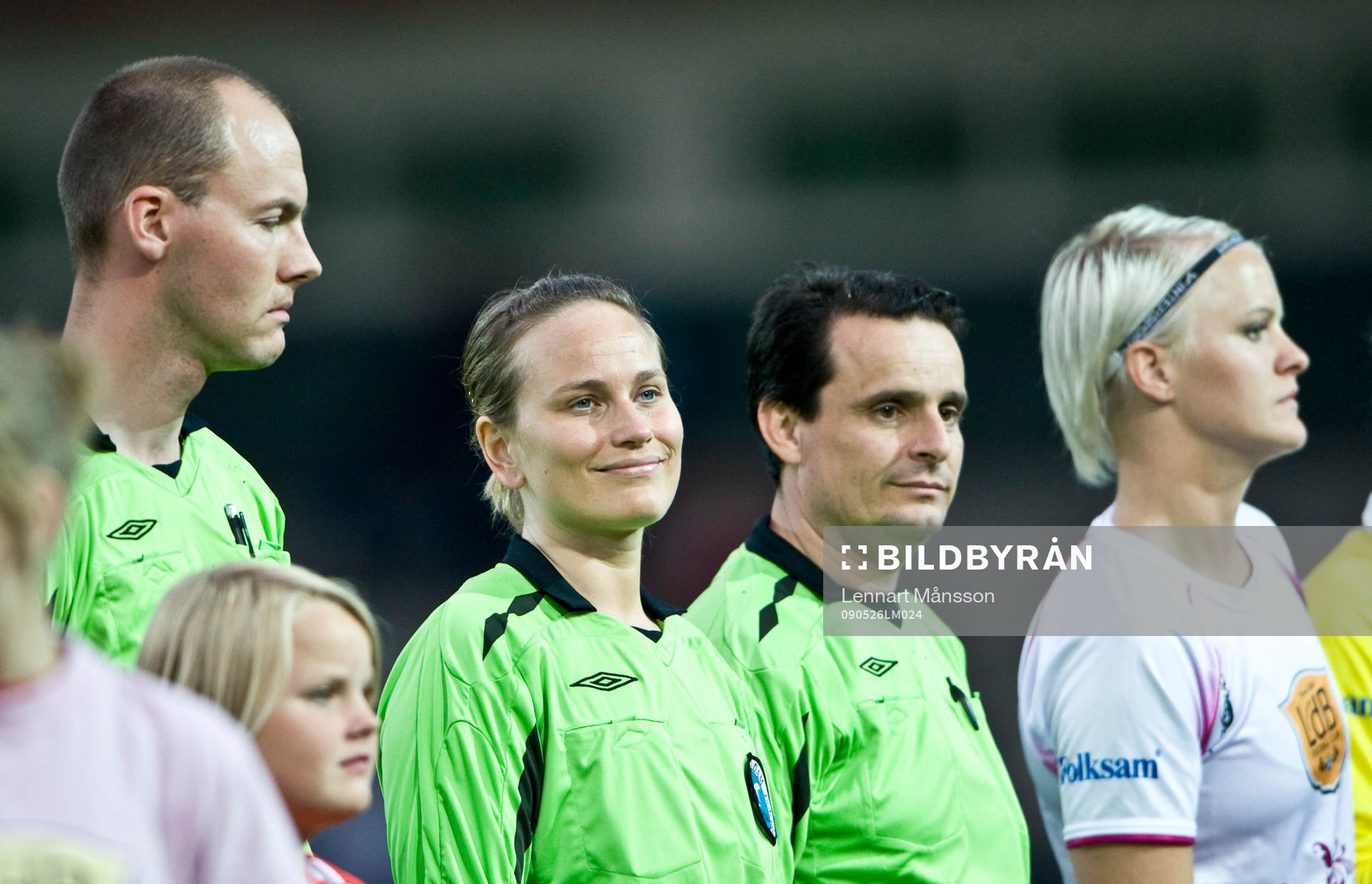 Line up, Linda Johannesson, domare, Nilla Fischer, Ldb