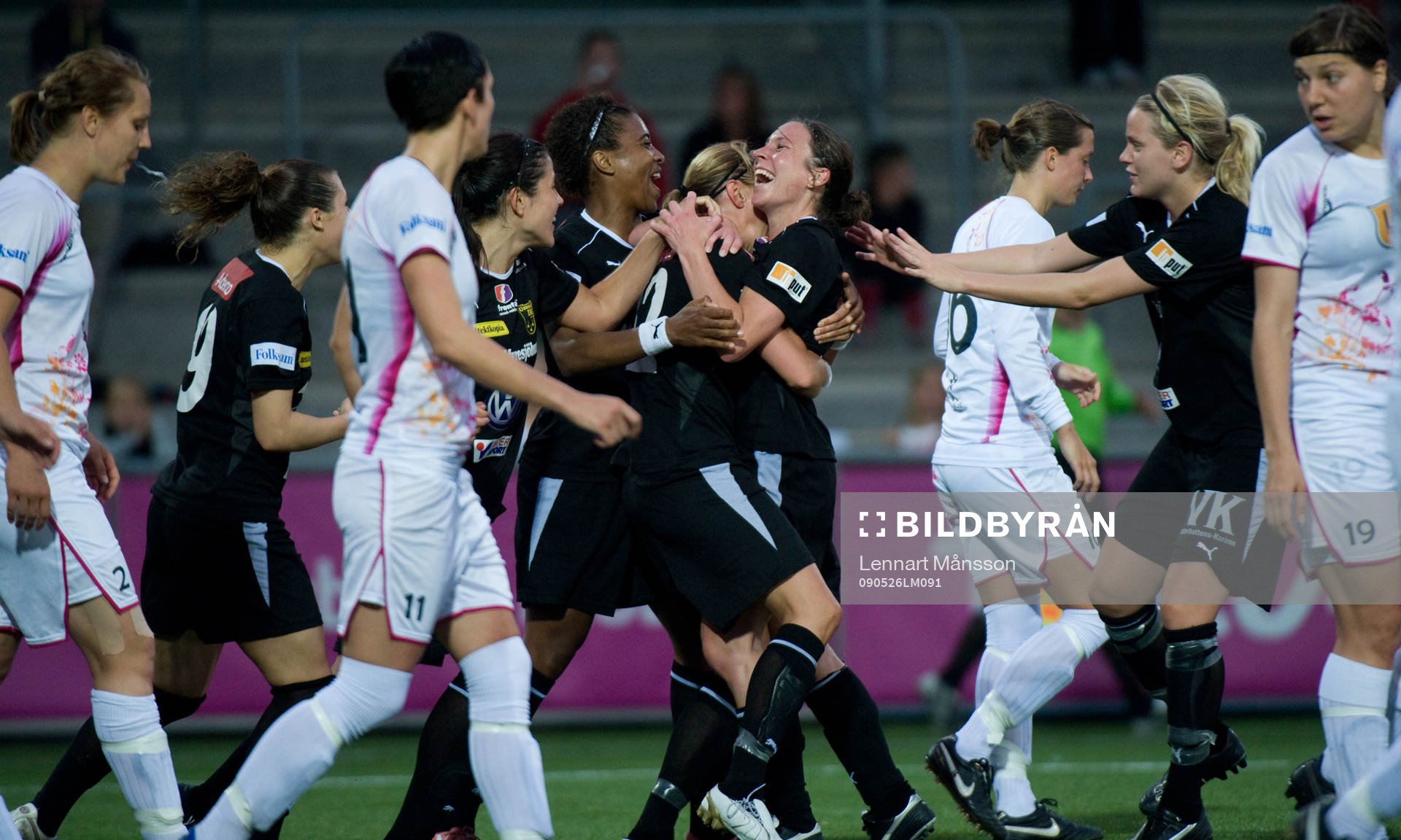 1-2, Karolina Westberg och Hanna Ljungberg, Umeå, jubel