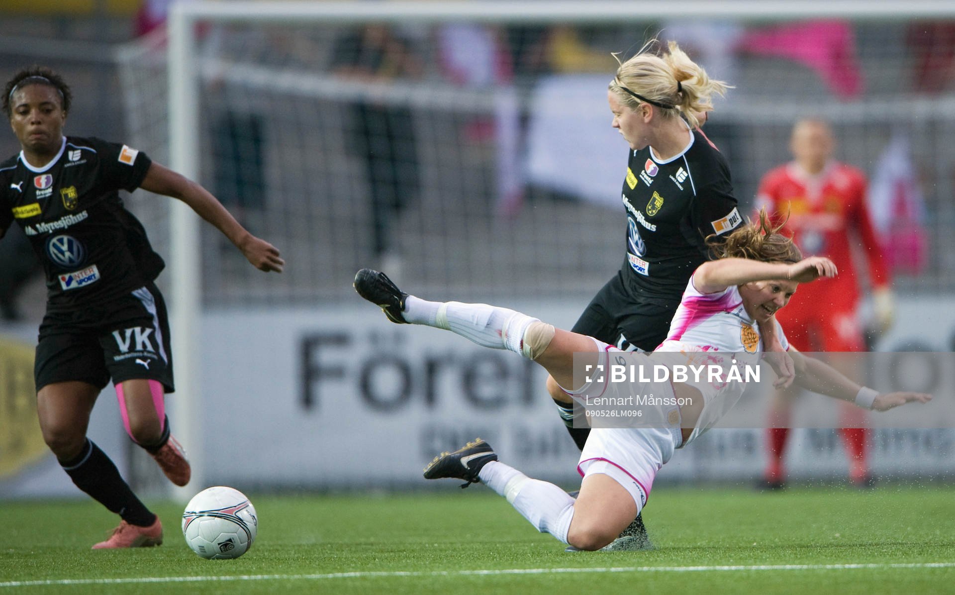 Lisa Dahlkvist, Umeå, tar brottningsgrepp på Malmös