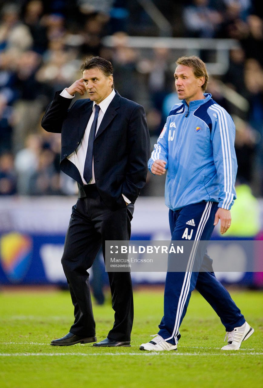 Zoran Lukic och Andreé Jeglertz, tränare