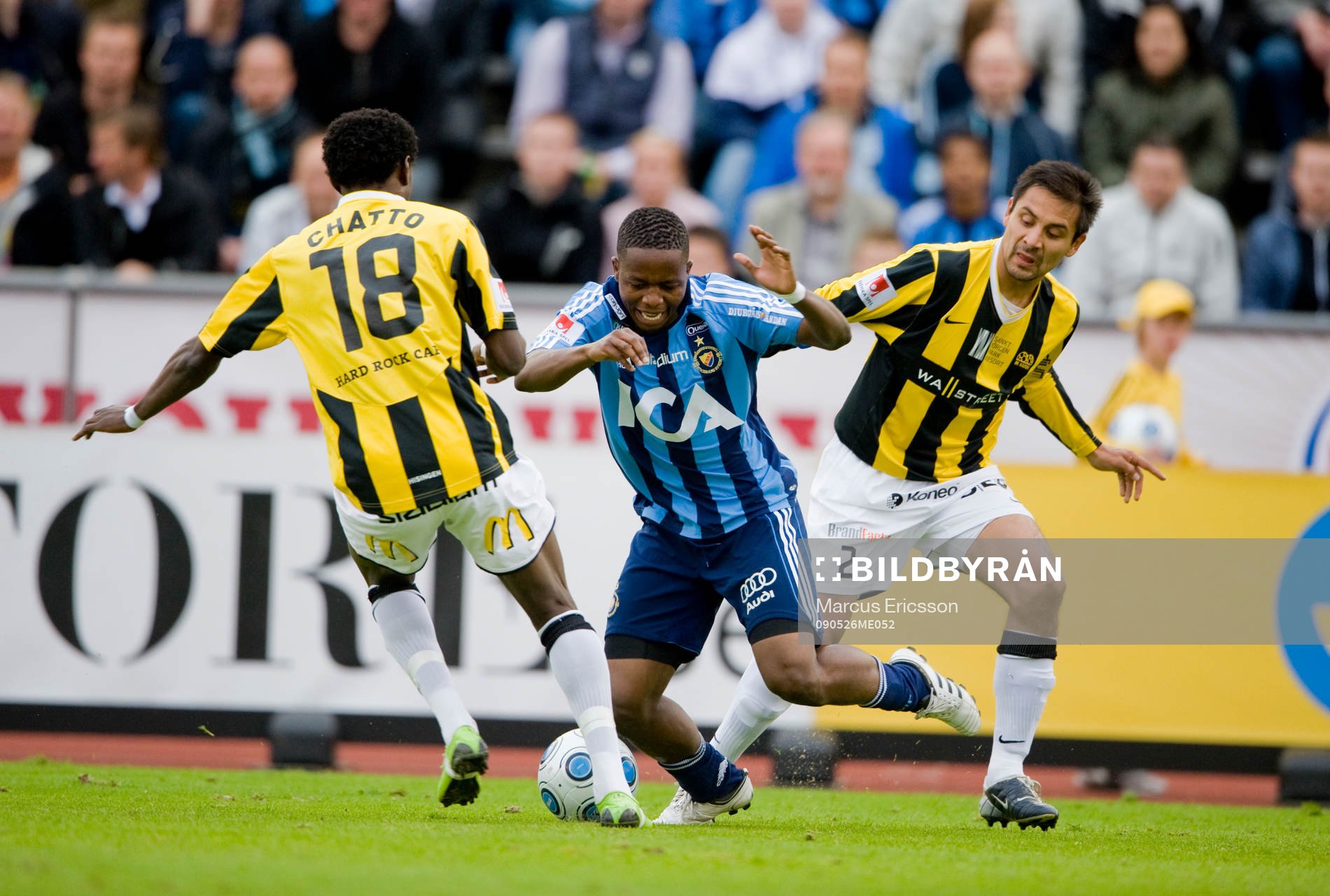 Boyd Mwila, Djurgården mellan Dominic Chatto och Johan