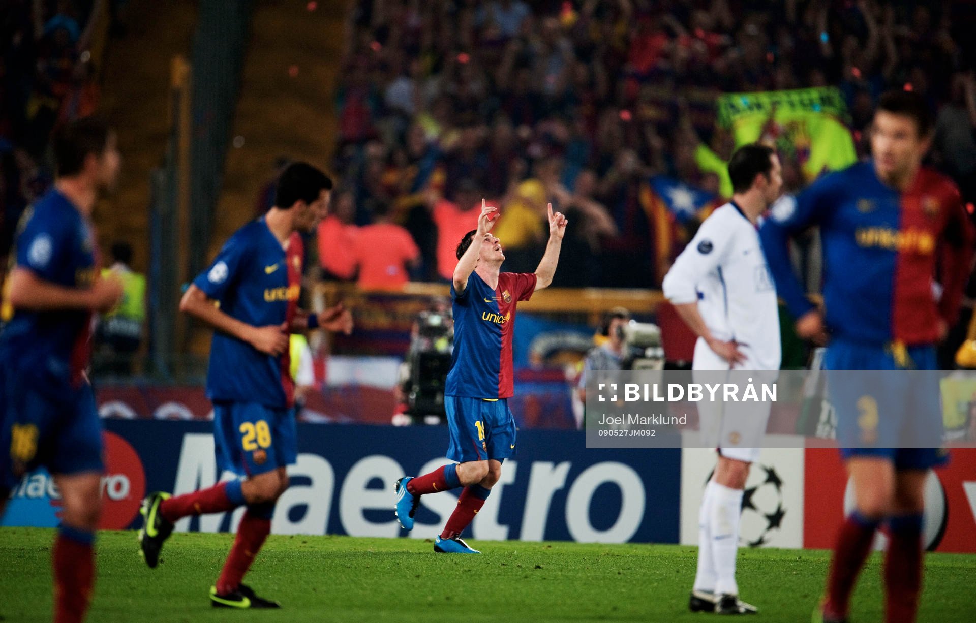 Fotboll, Champions League, final, Barcelona - Manchester