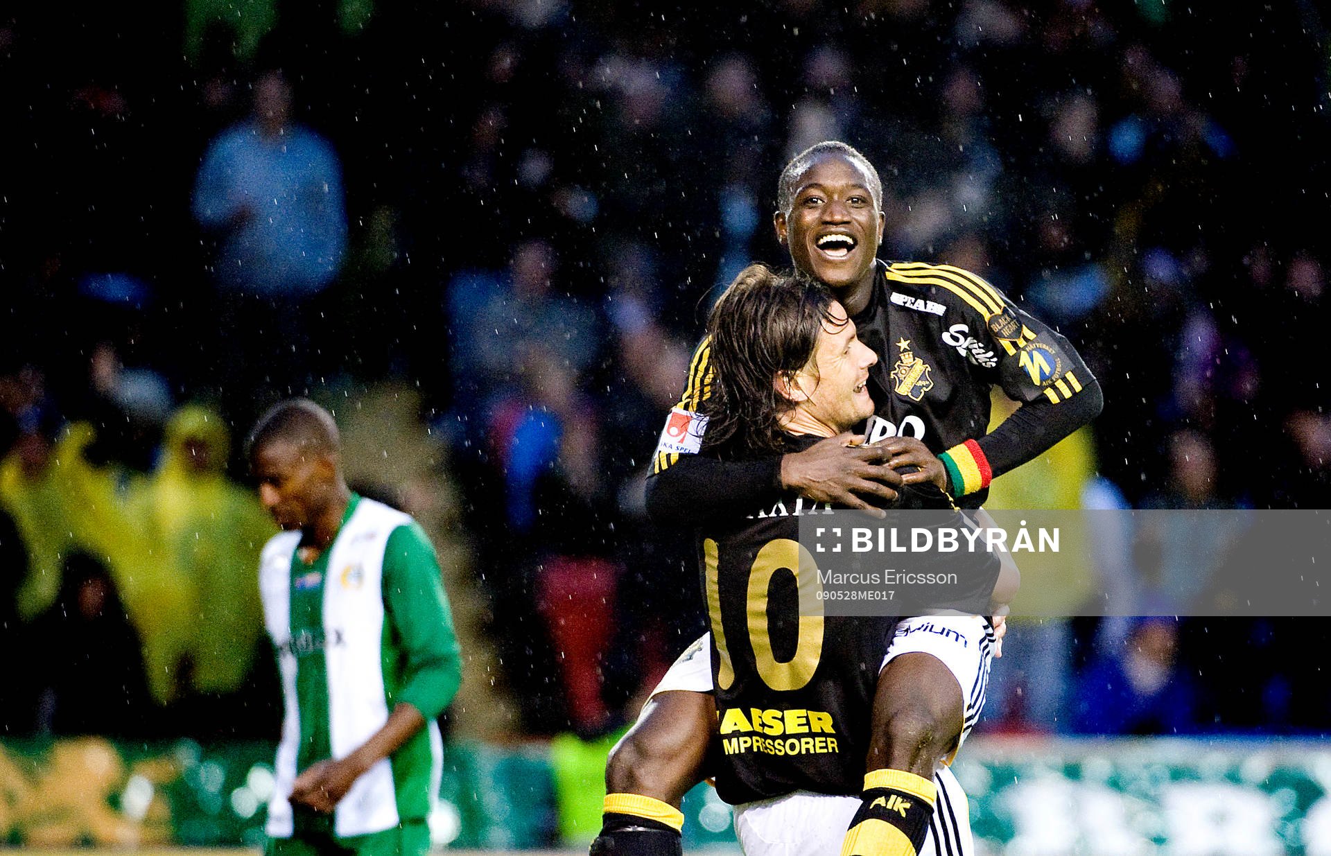 Iván Obolo, Saihou Jagne, AIK jubel