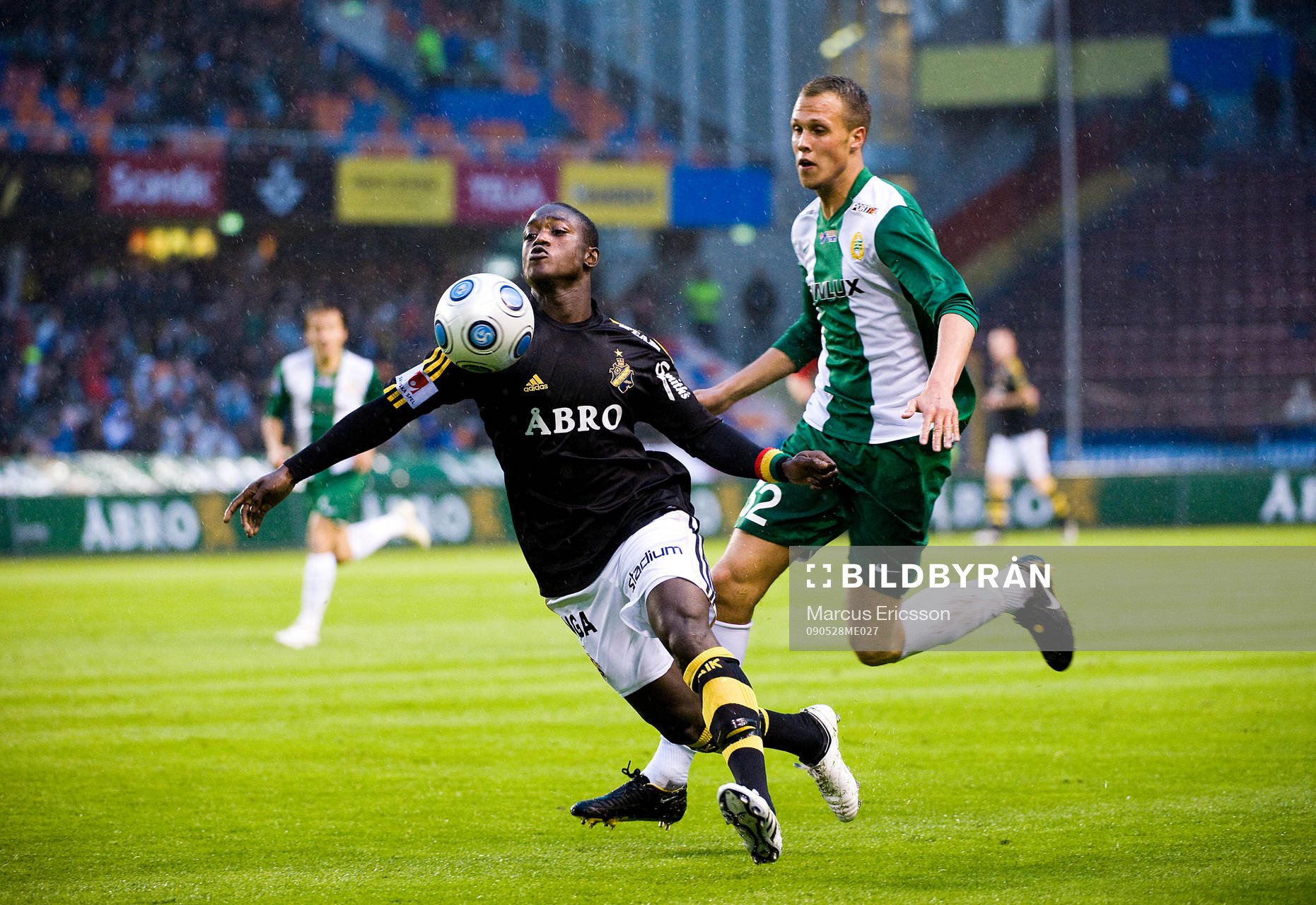 Saihou Jagne, AIK med Marcus Törnstrand, Hammarby i ryggen