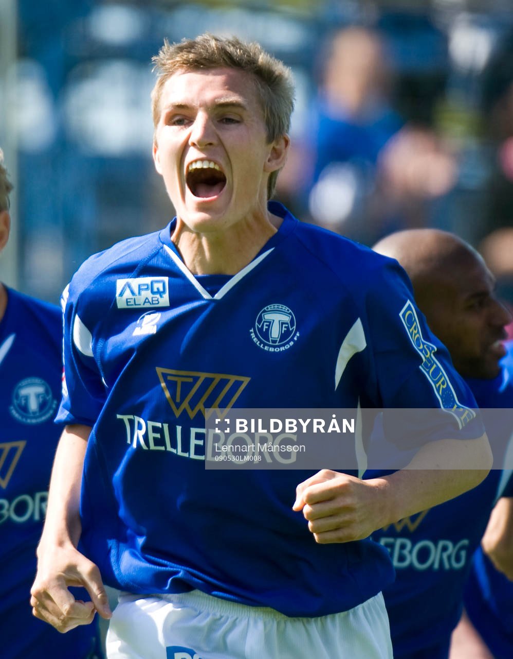 1-0, Peter Abelsson, jubel