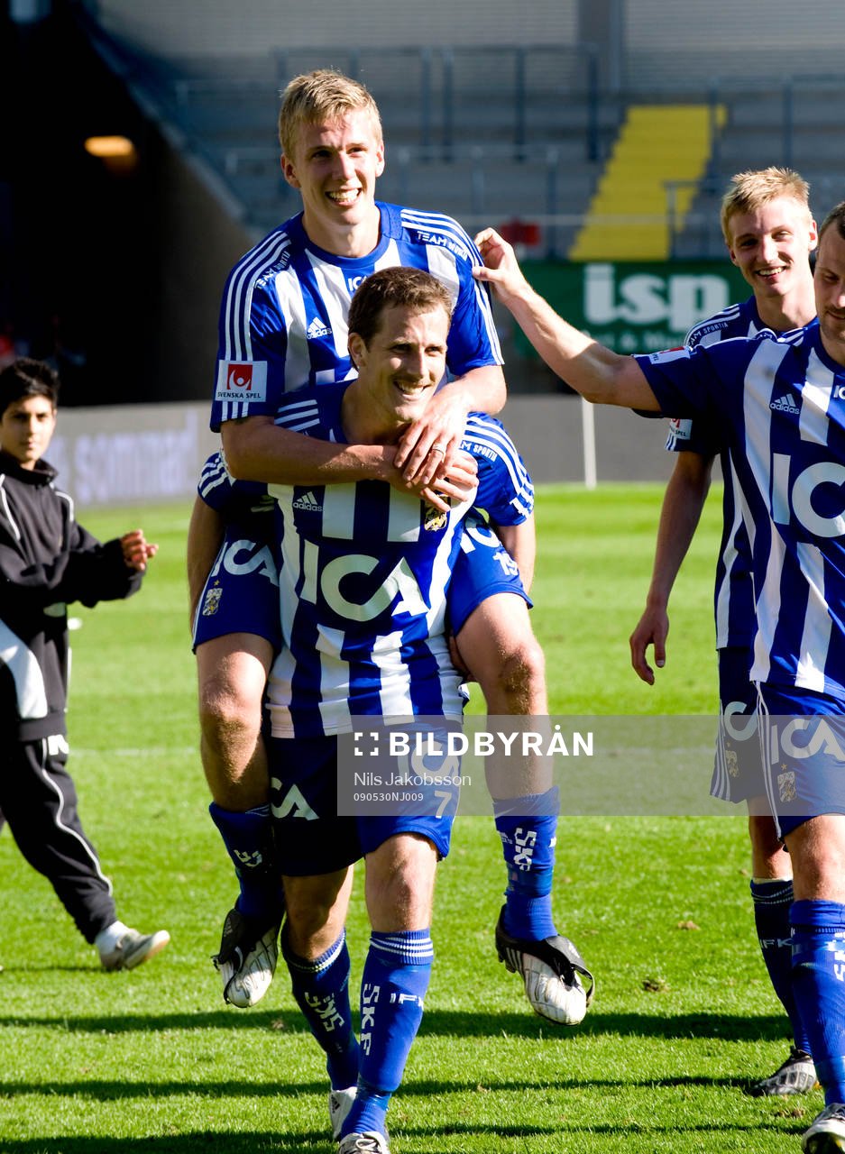 Tobias Hysén, Pontus Wernbloom,  jubel