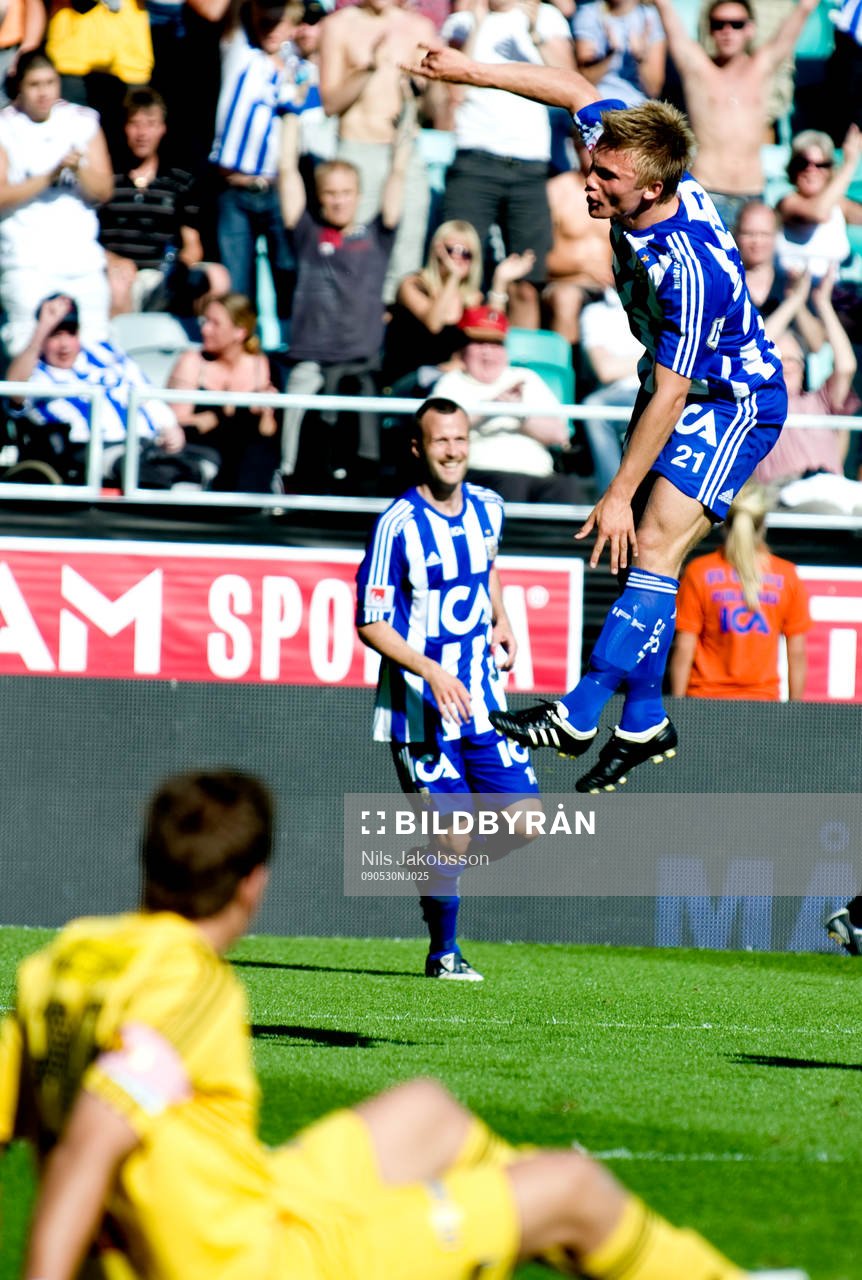 Niklas Bärkroth, IFK Göteborg, jubel, Brommapojkarna depp