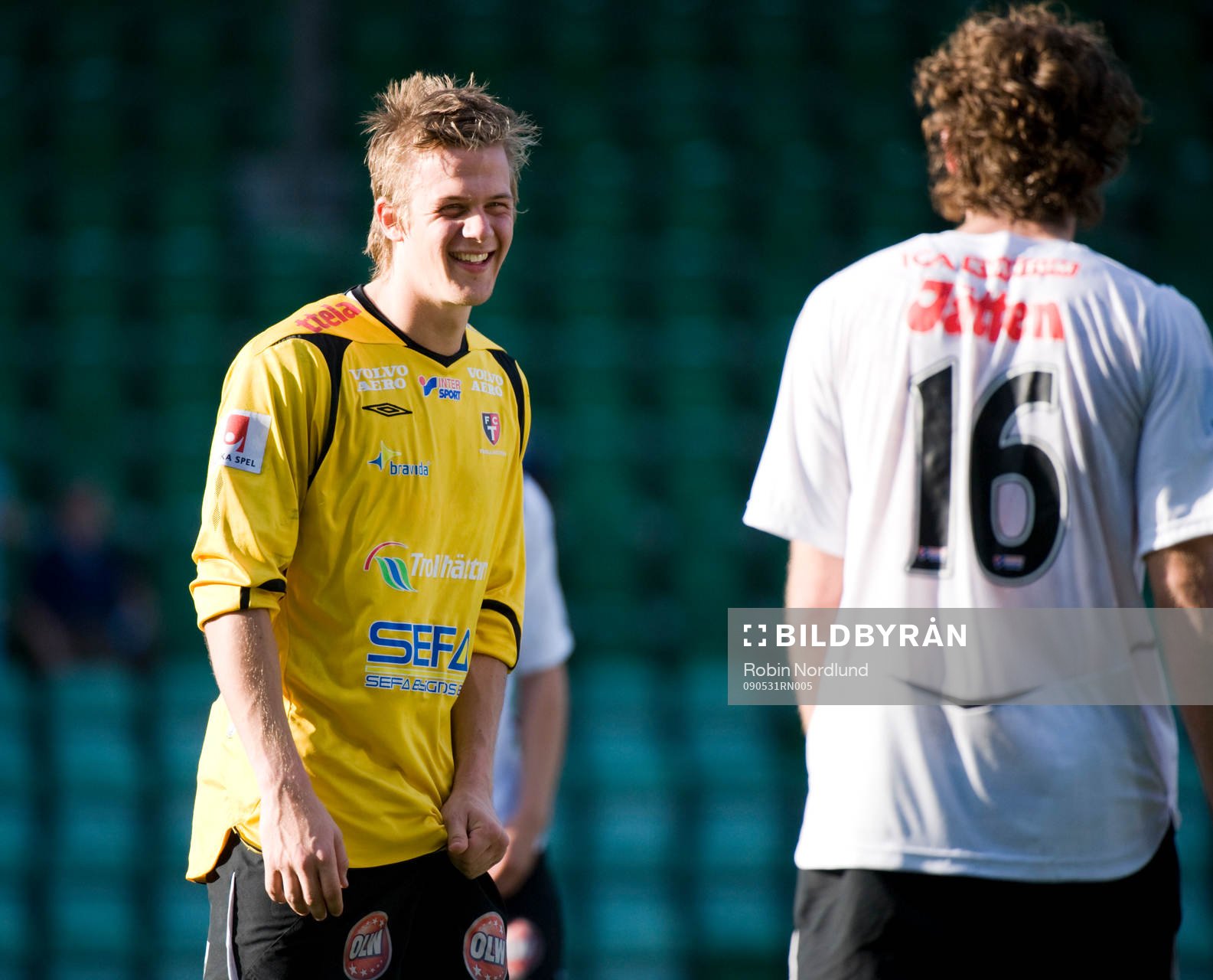 Erik Dahlin, målvakt Trollhättan