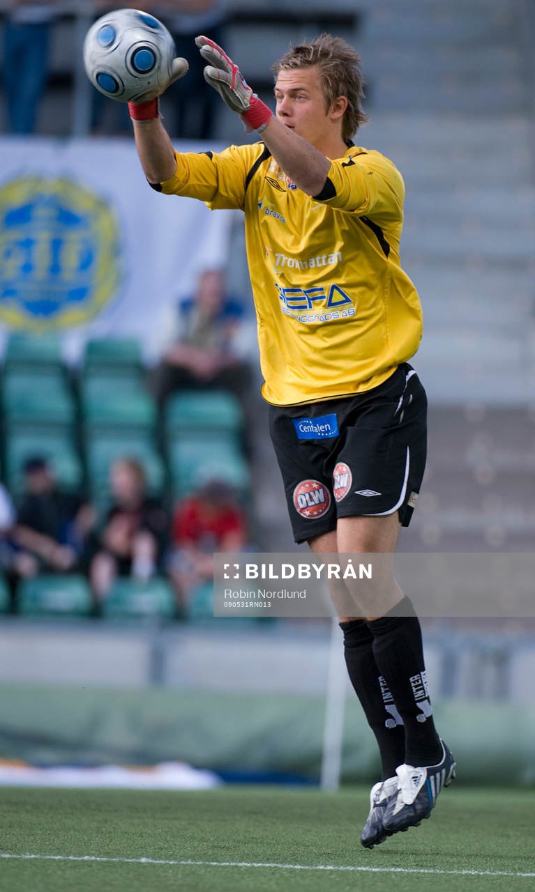 Erik Dahlin, målvakt