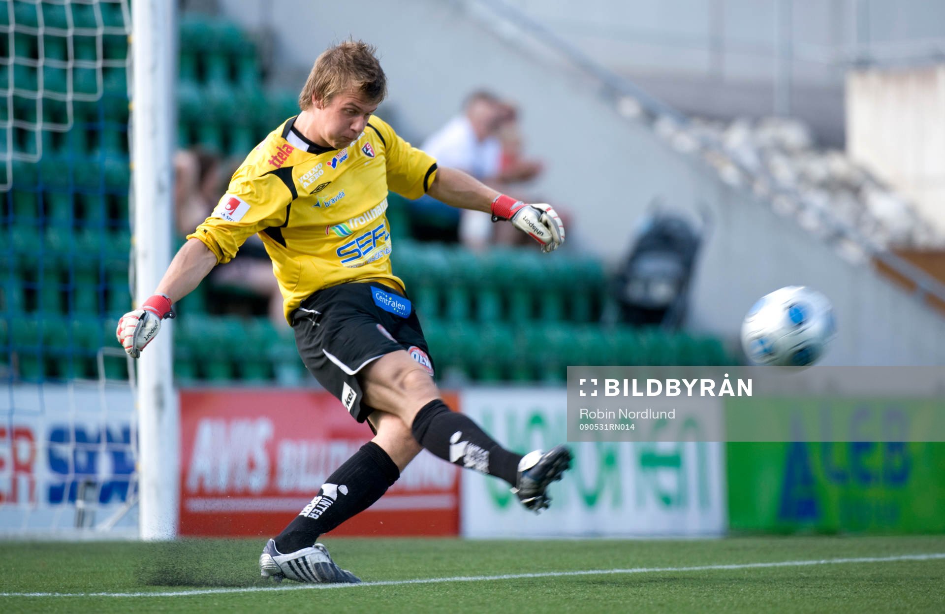 Erik Dahlin, Målvakt
