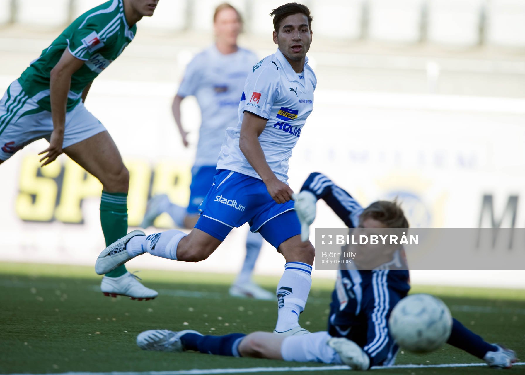 Riki Cakic, Norrköping och Niklas Westberg, målvakt,