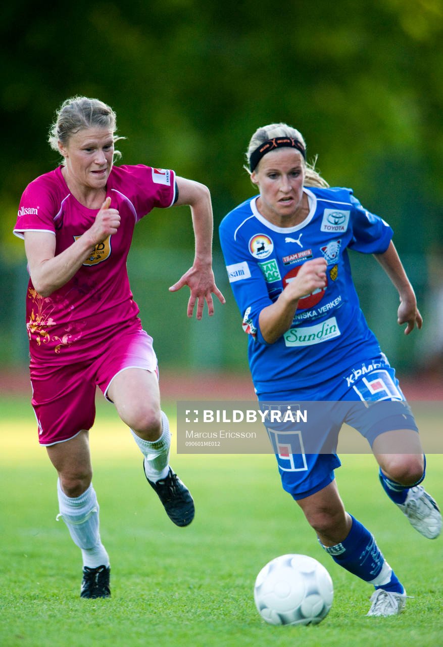  Frida Nordin, Malmö jagar Maria Karlsson, Linköping