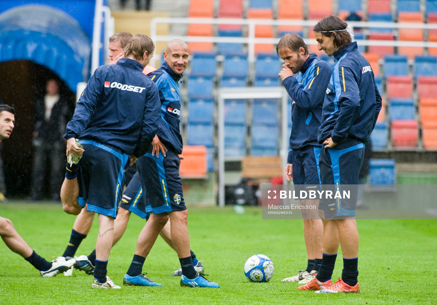 Christian Wilhelmsson, Henrik Larsson, Olof Mellberg och