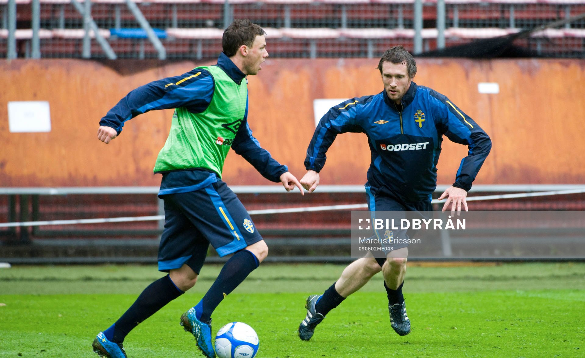 Marcus Berg och Mikael Nilsson