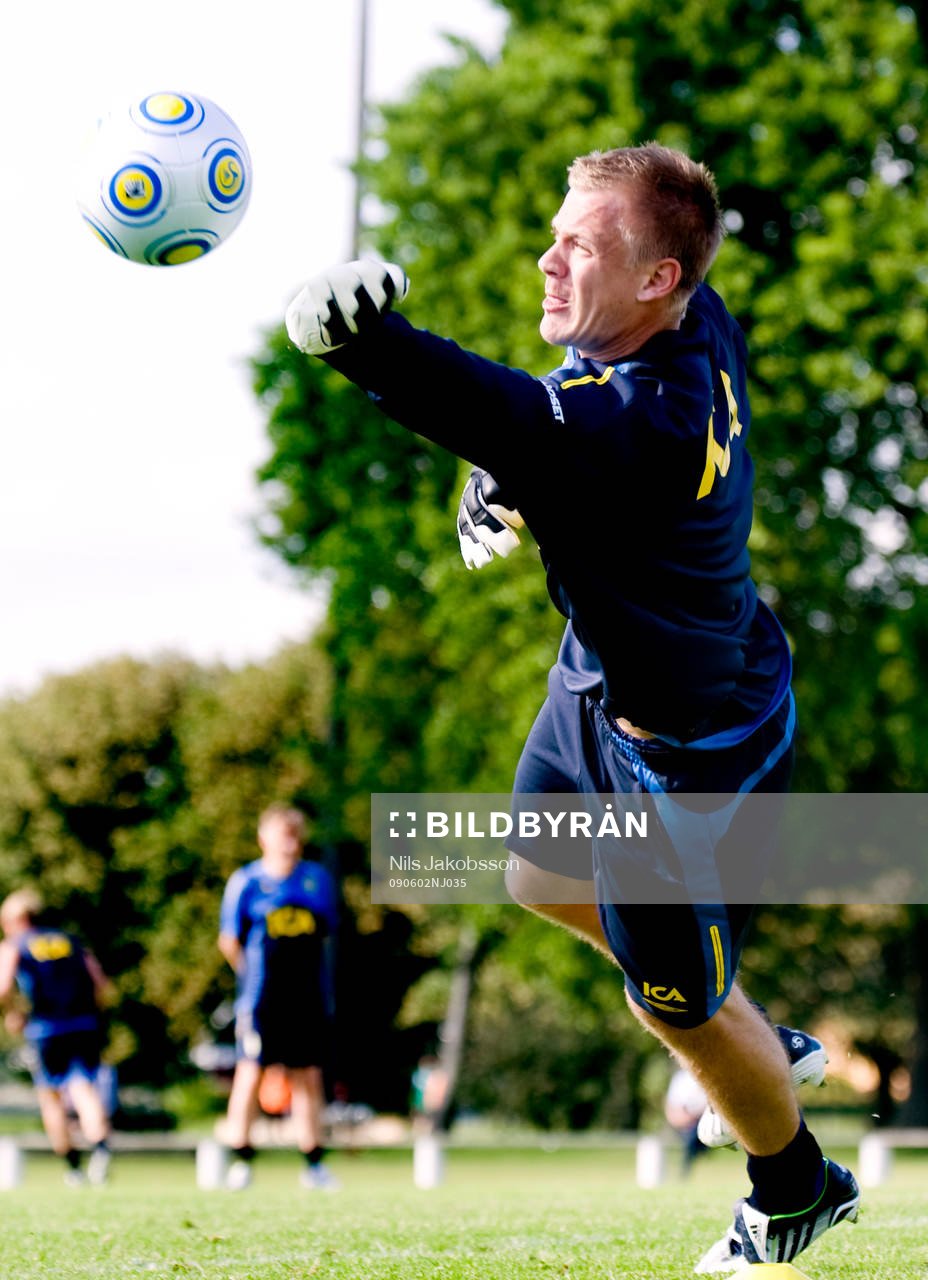 Johan Dahlin, målvakt