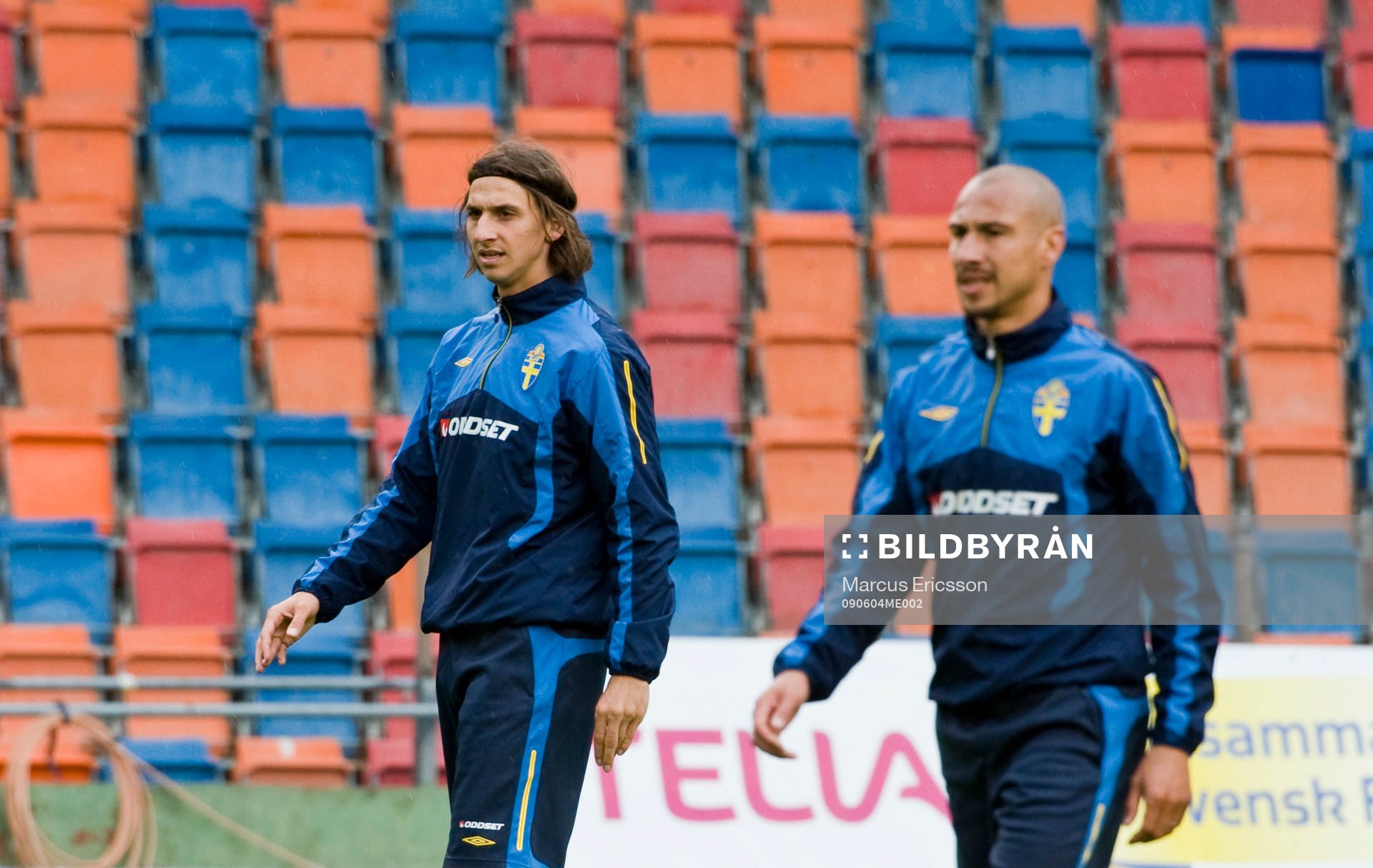 Zlatan Ibrahimovic och Henrik Larsson