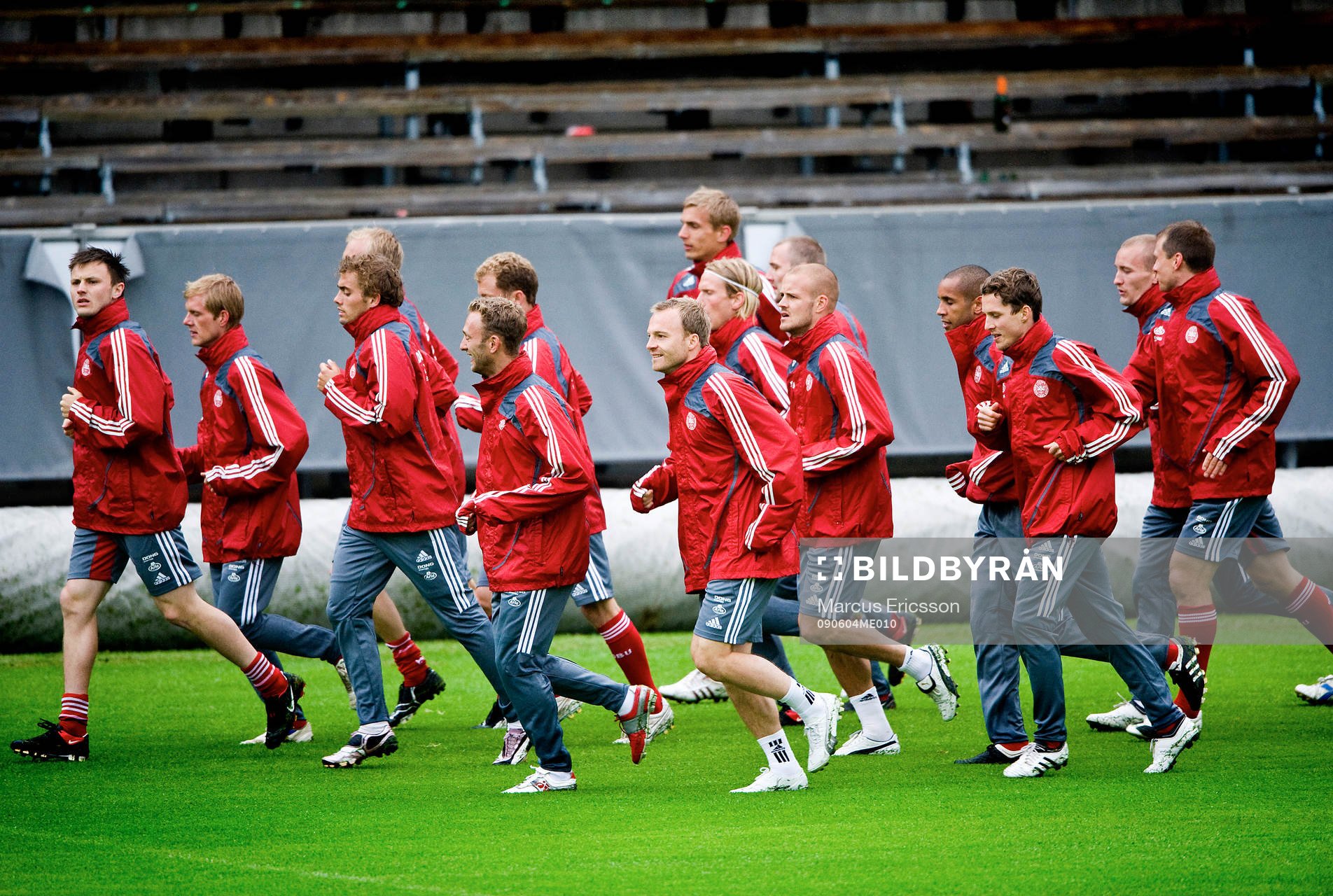 Fotboll, VM-Kval, Danmark, träning
